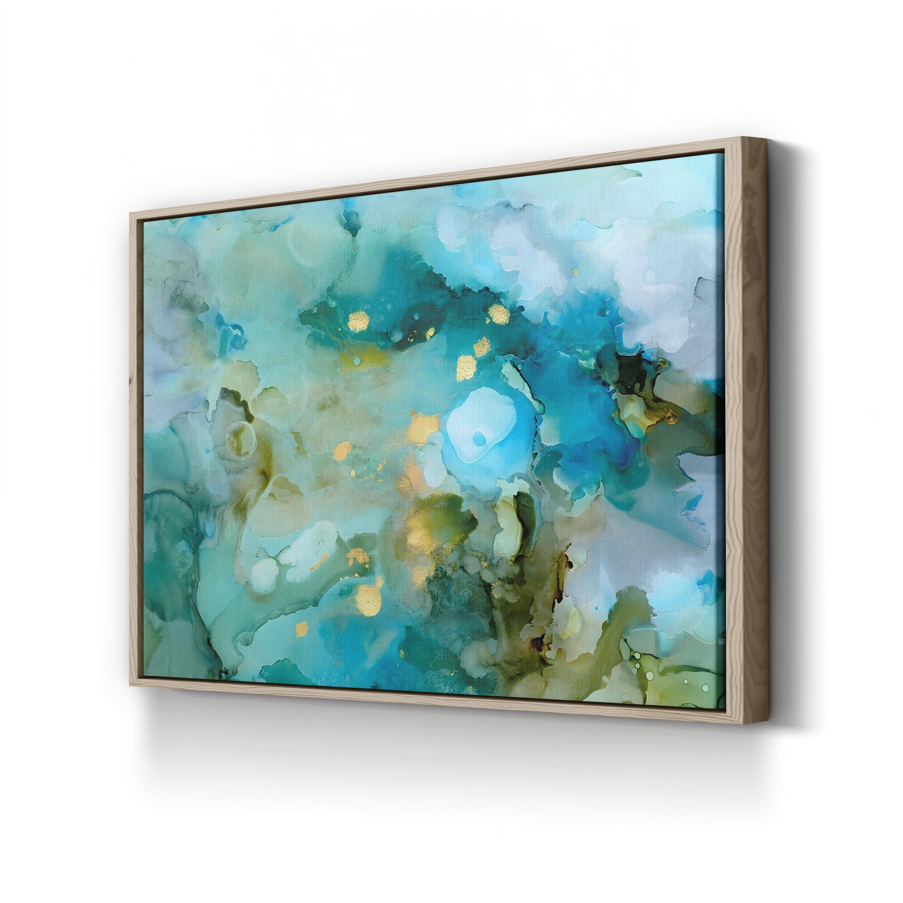 Aqua Brume II Wall Art by Victoria Borges
