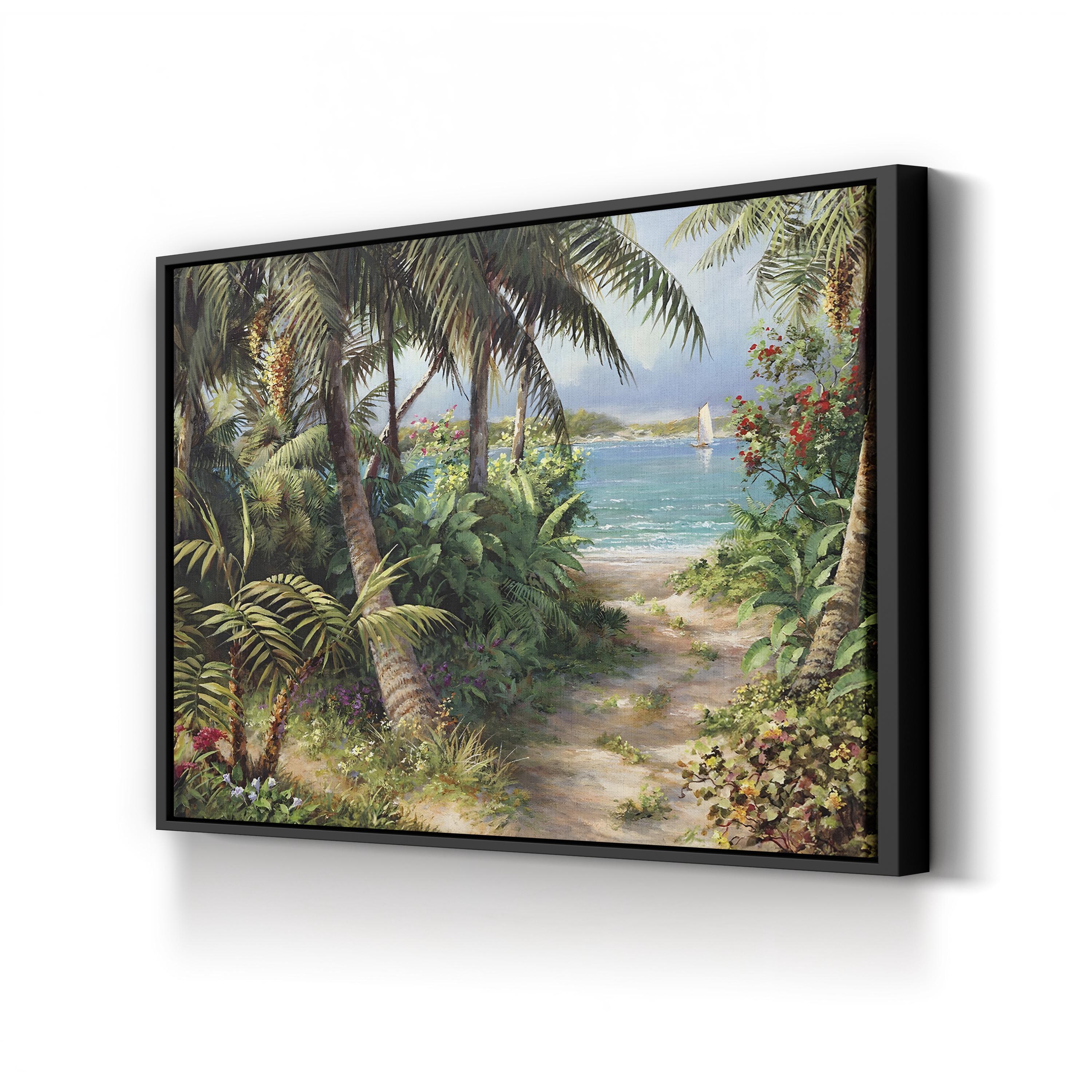 Bahama Sail Tropical Seascape Wall Art by Art Fronckowiak