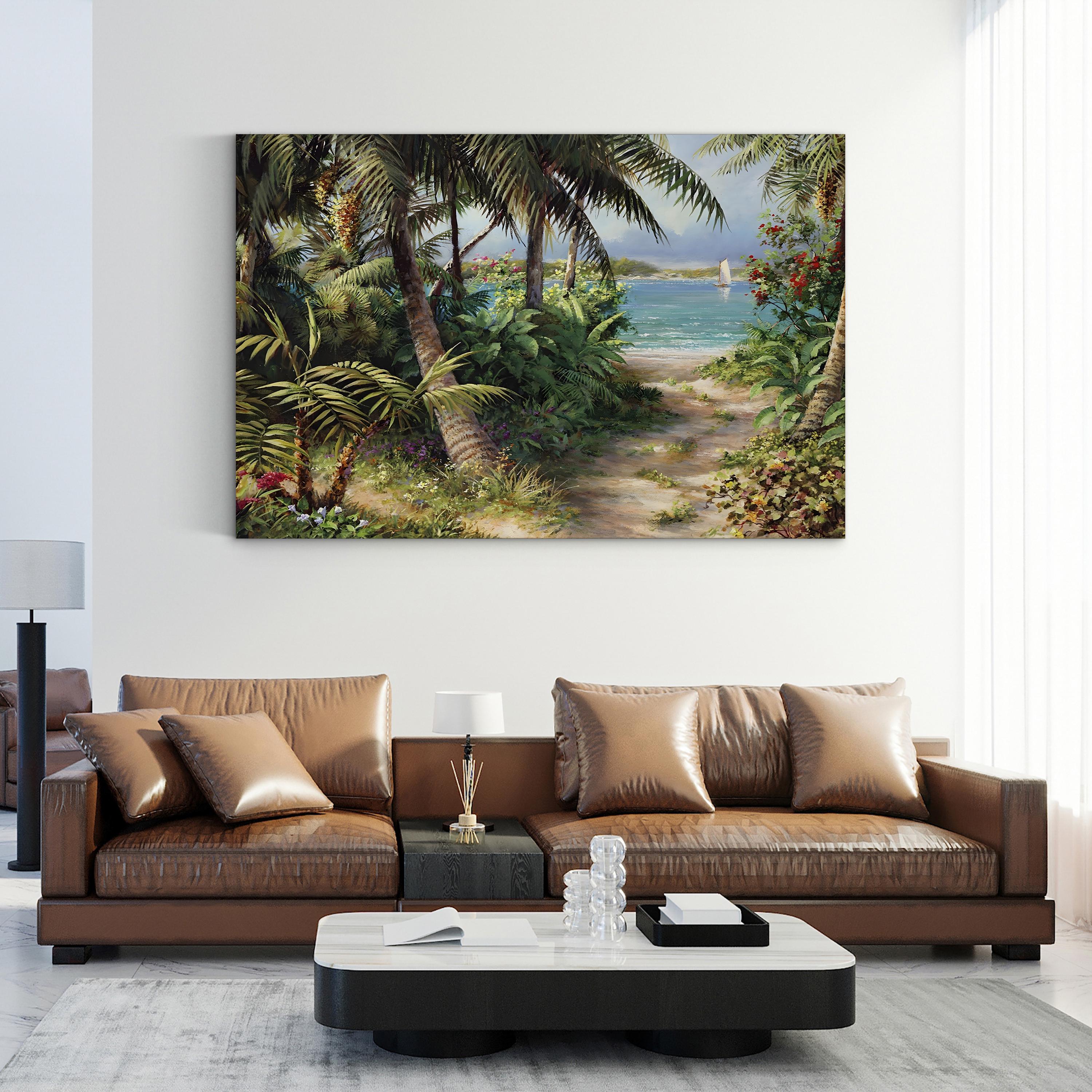 Bahama Sail Tropical Seascape Wall Art by Art Fronckowiak