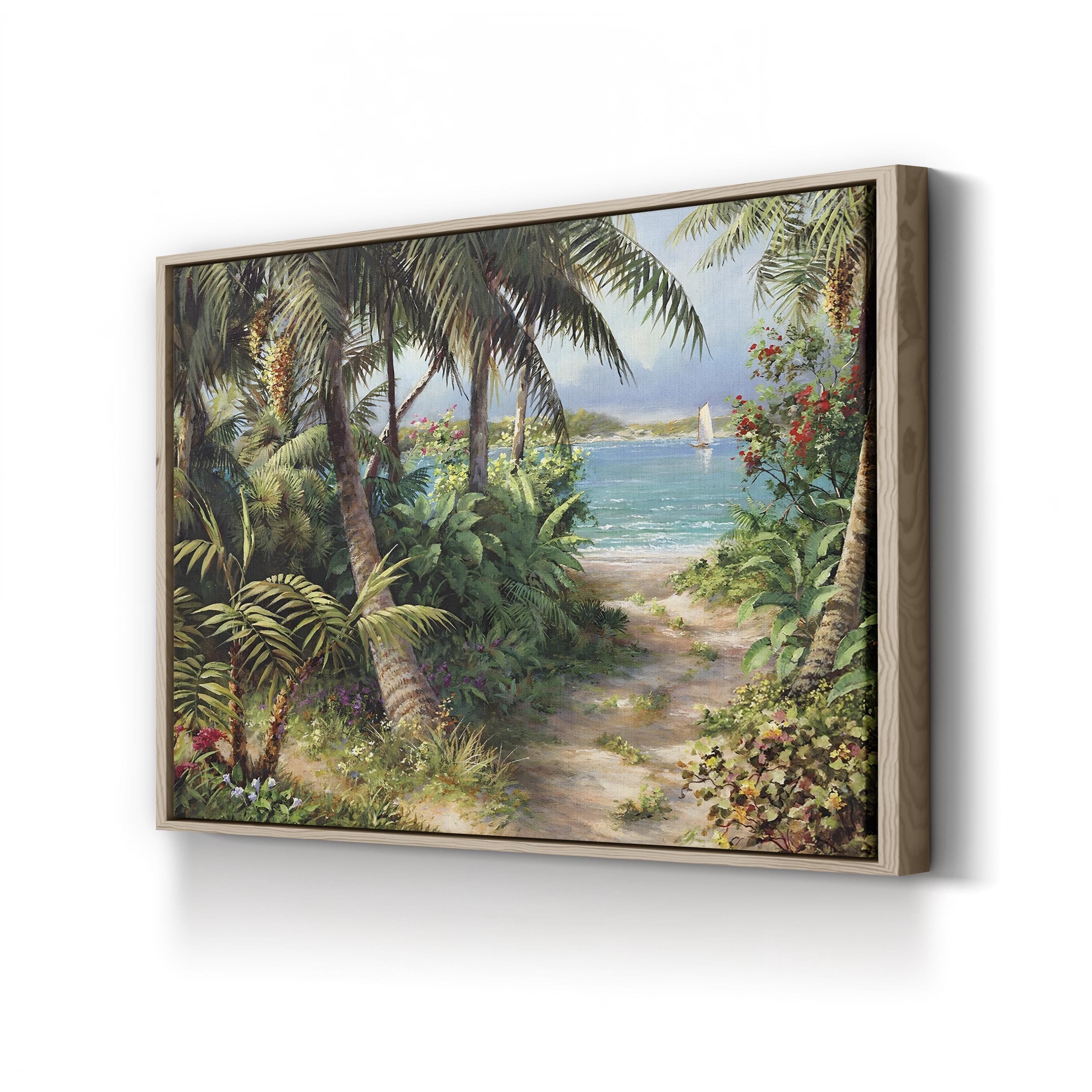 Bahama Sail Tropical Seascape Wall Art by Art Fronckowiak