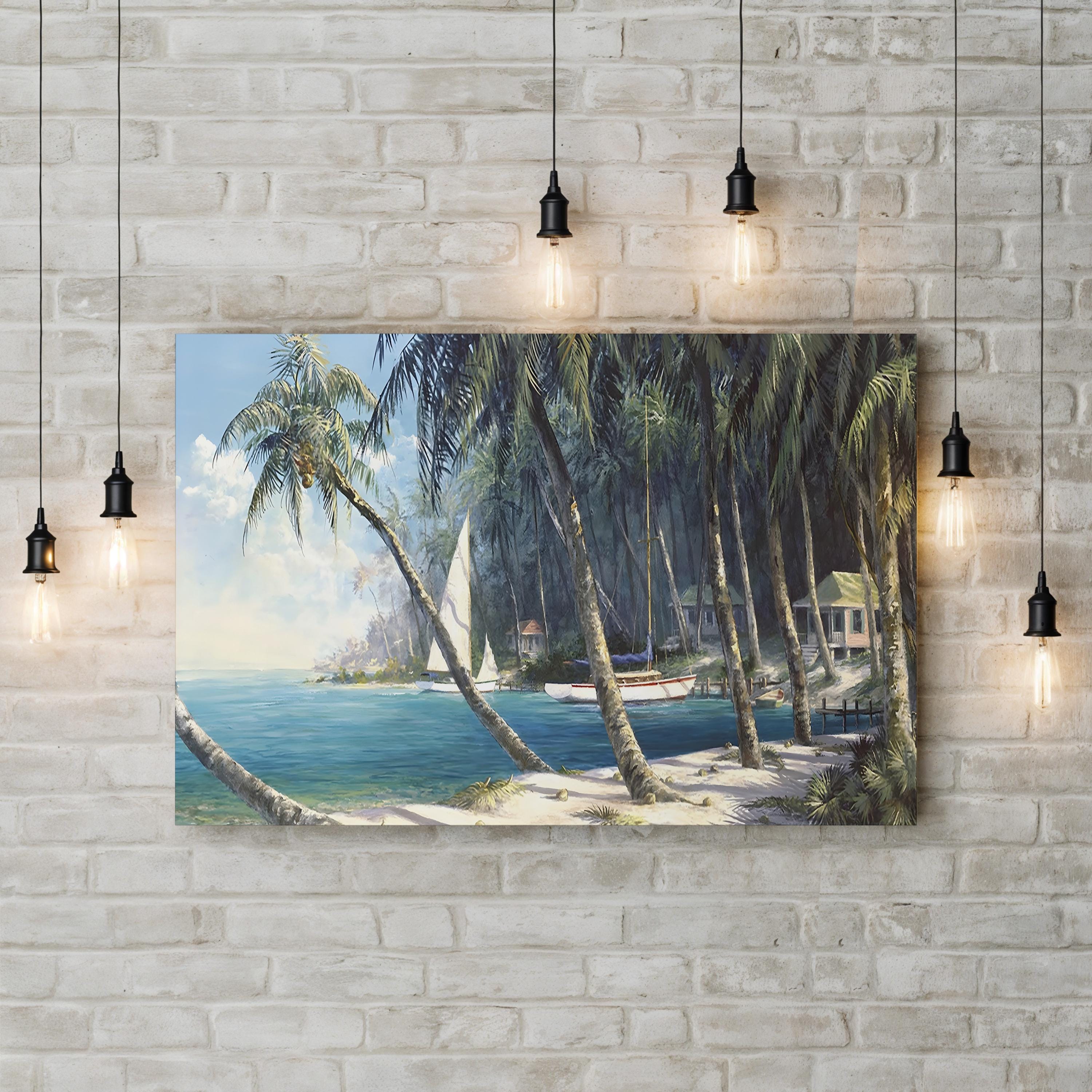 The Bali Cove Tropical Beach  Wall Art by Art Fronckowiak
