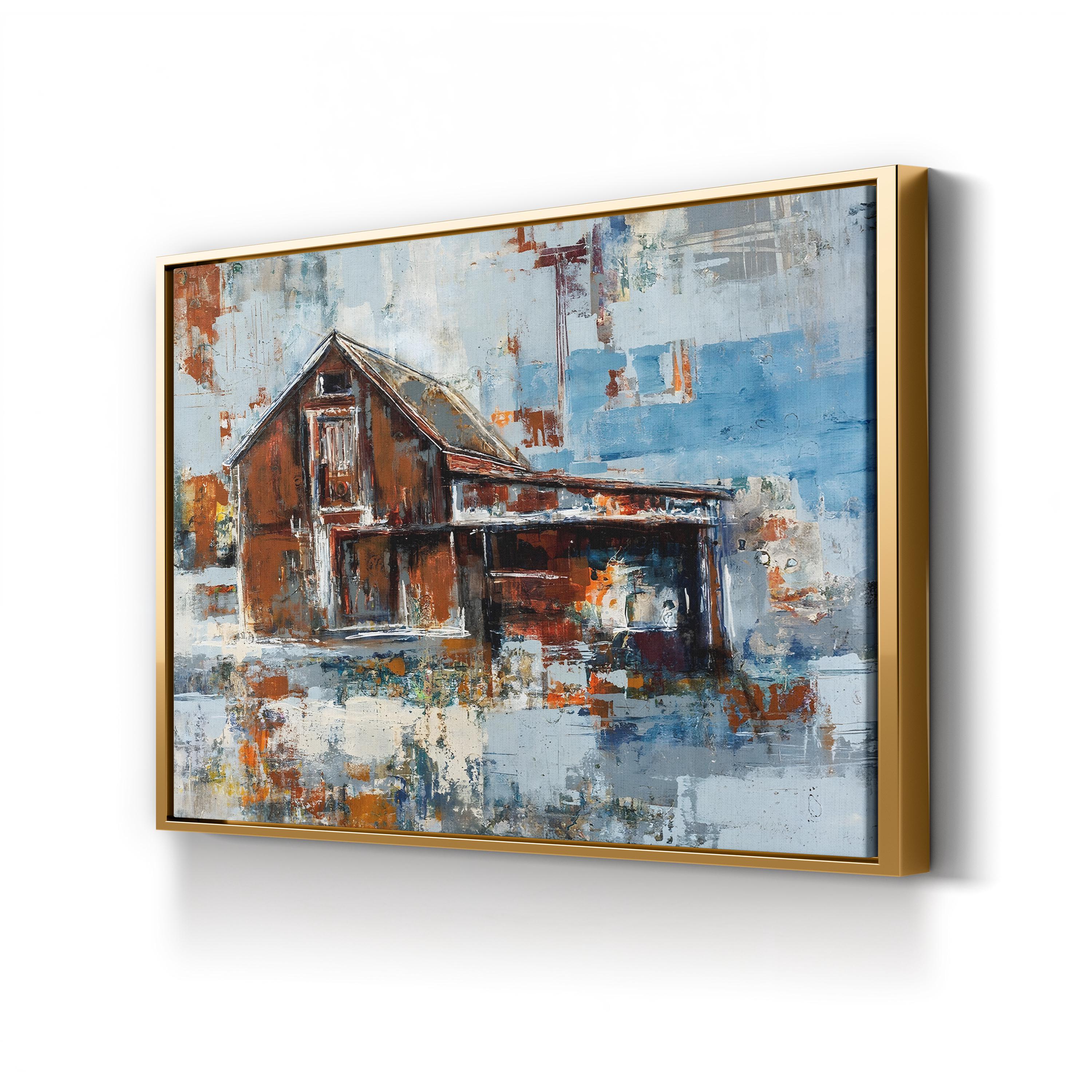 Barn Wall Art by Alexys Henry – Contemporary Rustic Farmhouse Canvas