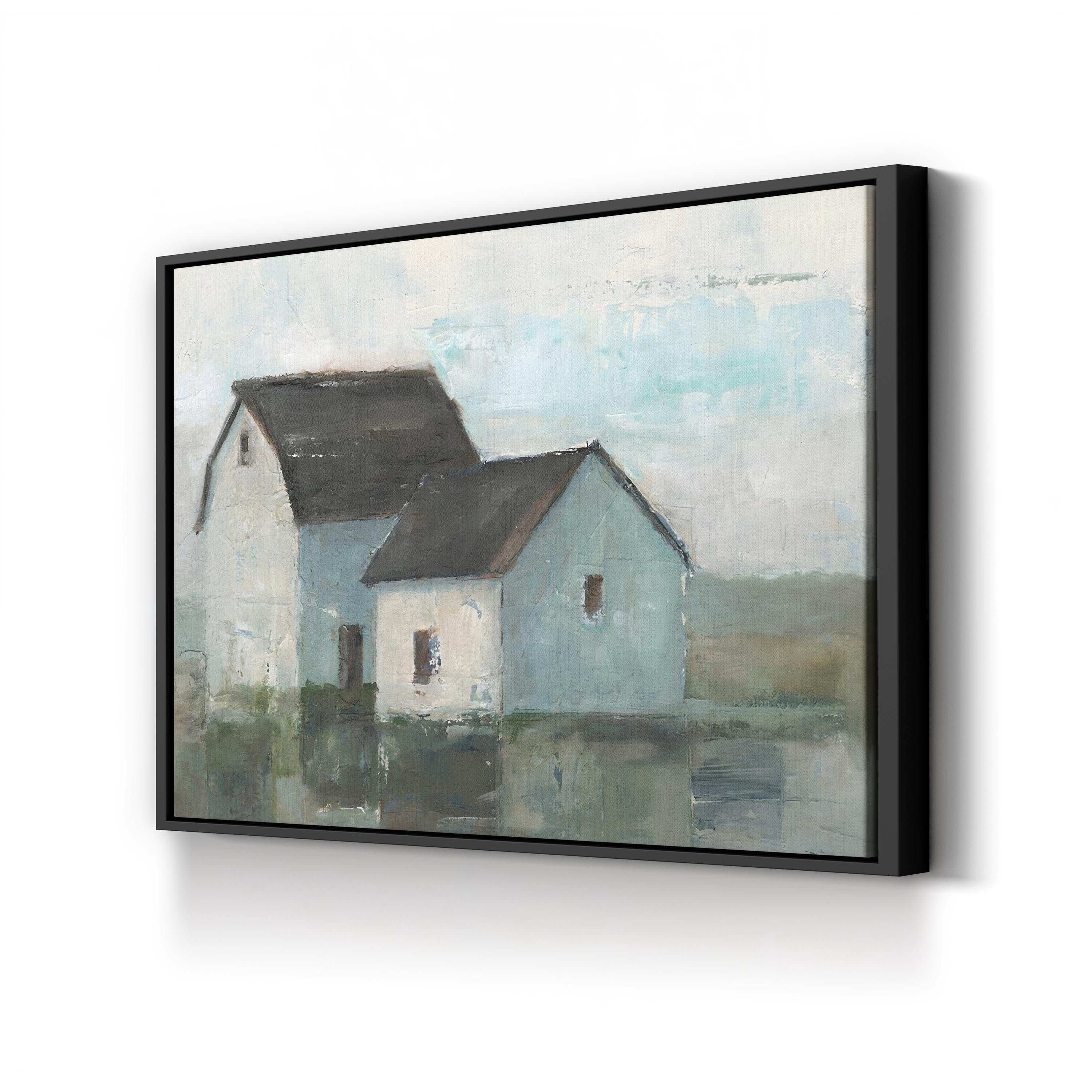 Barn at Sunset II Wall Art by Ethan Harper – Farmhouse Rural Landscape Canvas