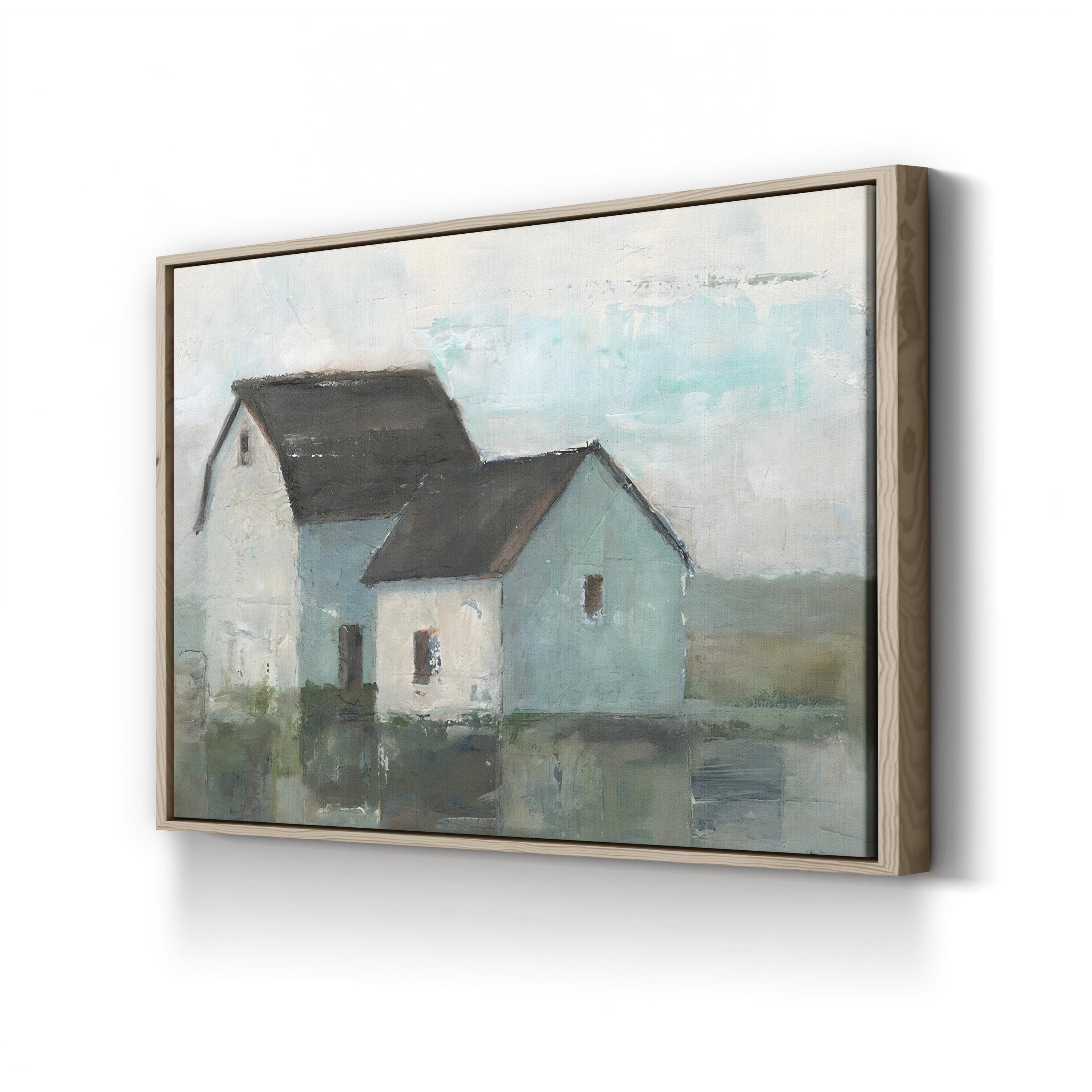 Barn at Sunset II Wall Art by Ethan Harper – Farmhouse Rural Landscape Canvas