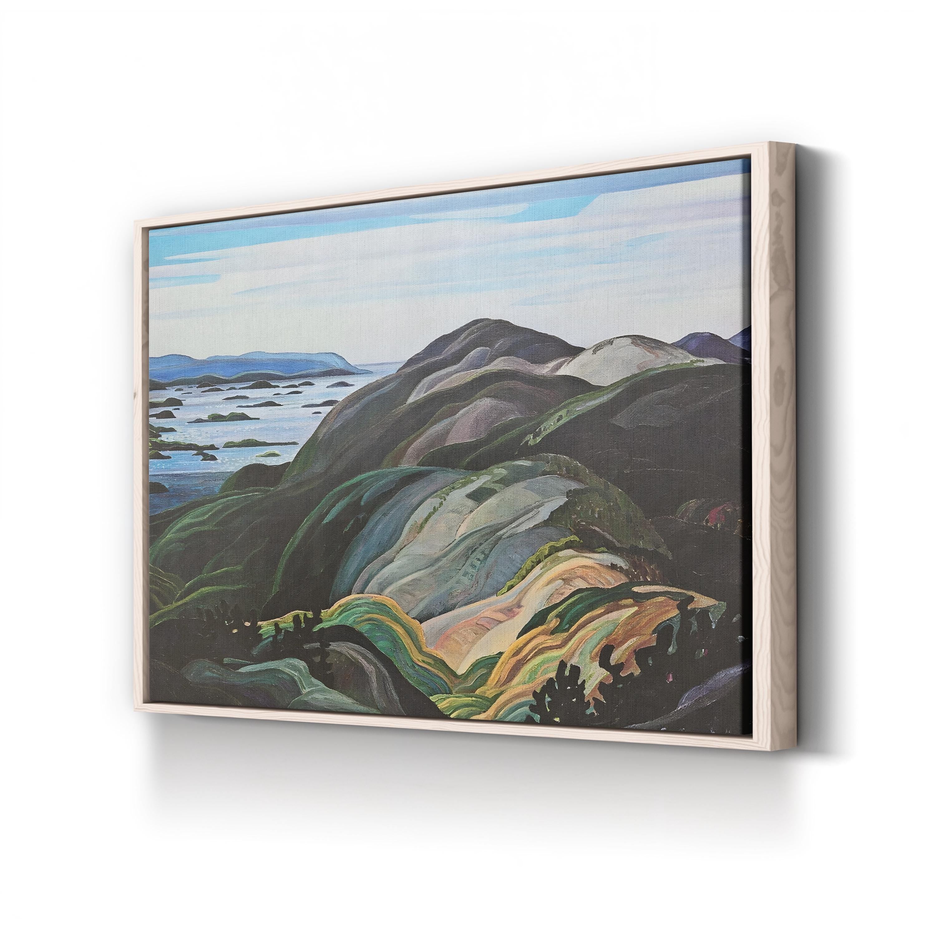 Bay of Islands region in New Zealand Wall Art by Franklin Carmichael
