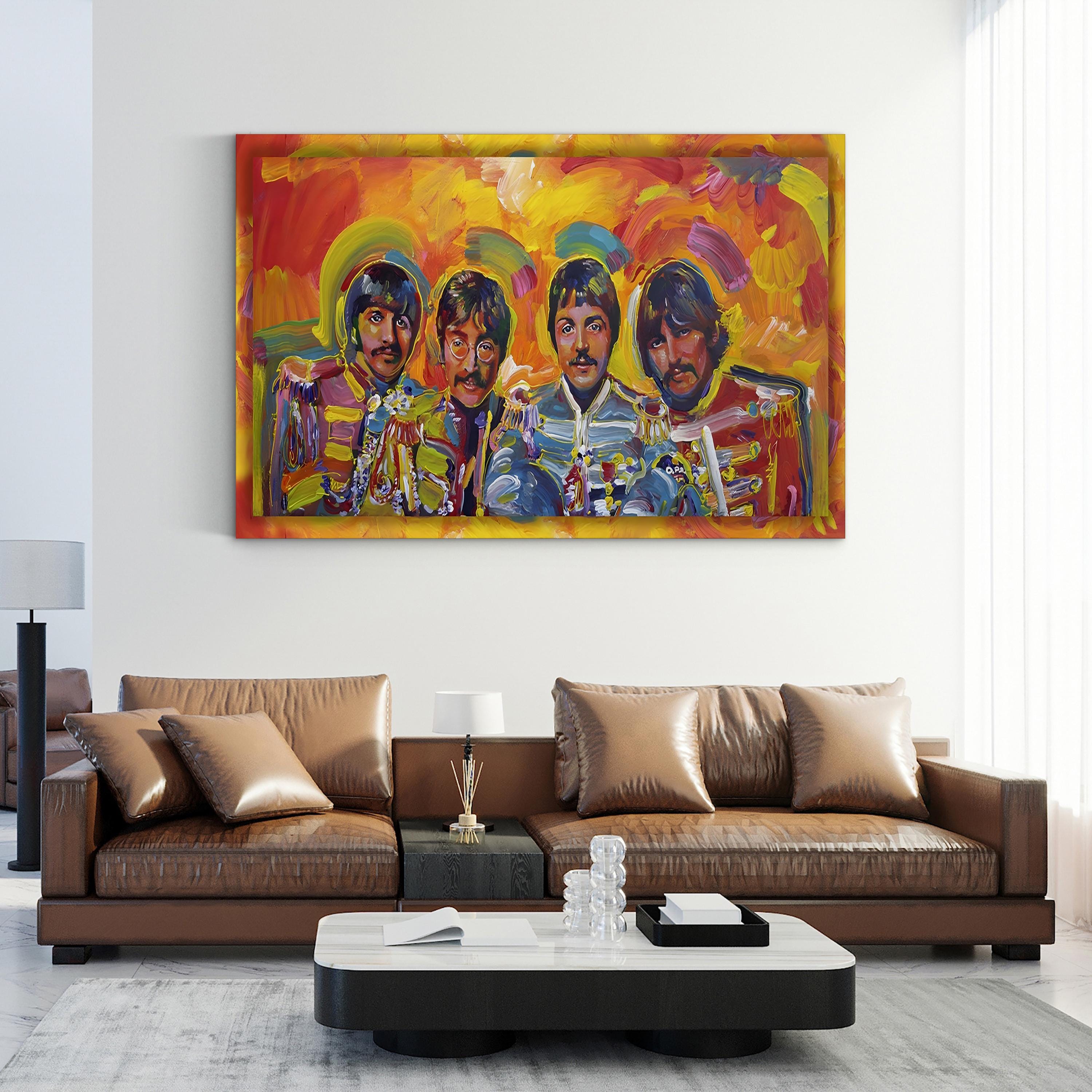 Beatles Sgt. Peppers Wall Art by Howie Green