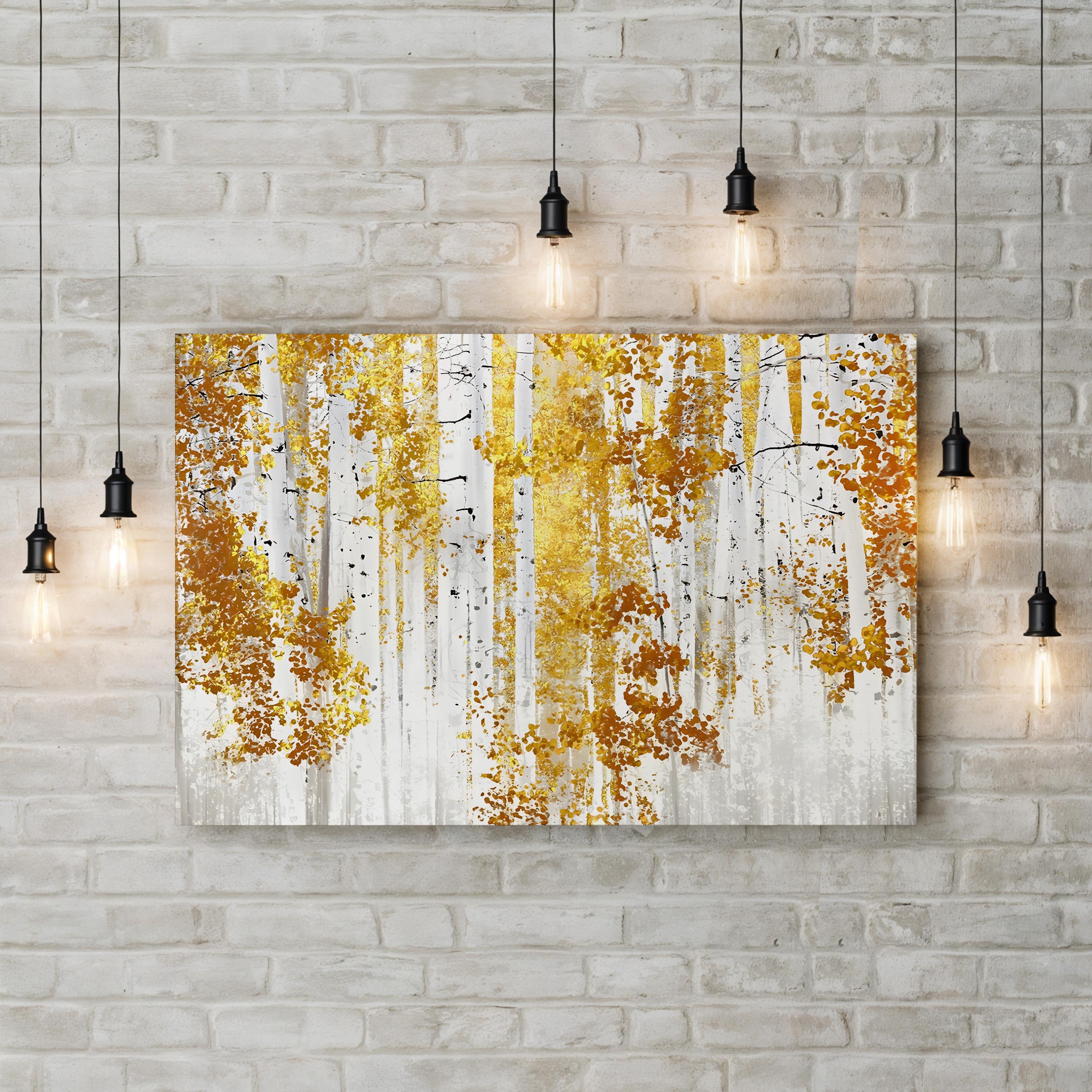 Contemporary Birch Trees Y Forest by Alex Hanson