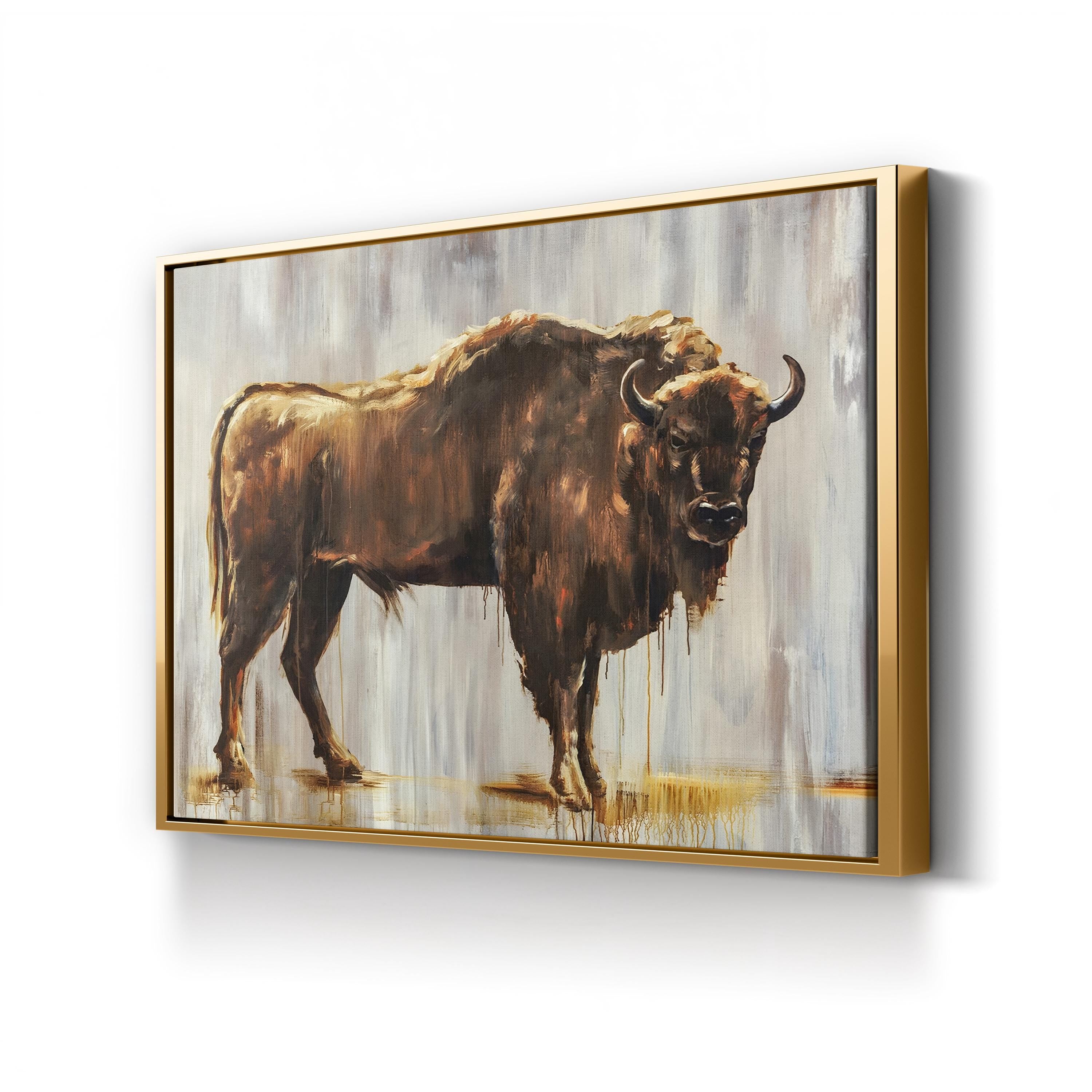 Contemporary Bison By Sydney Edmunds