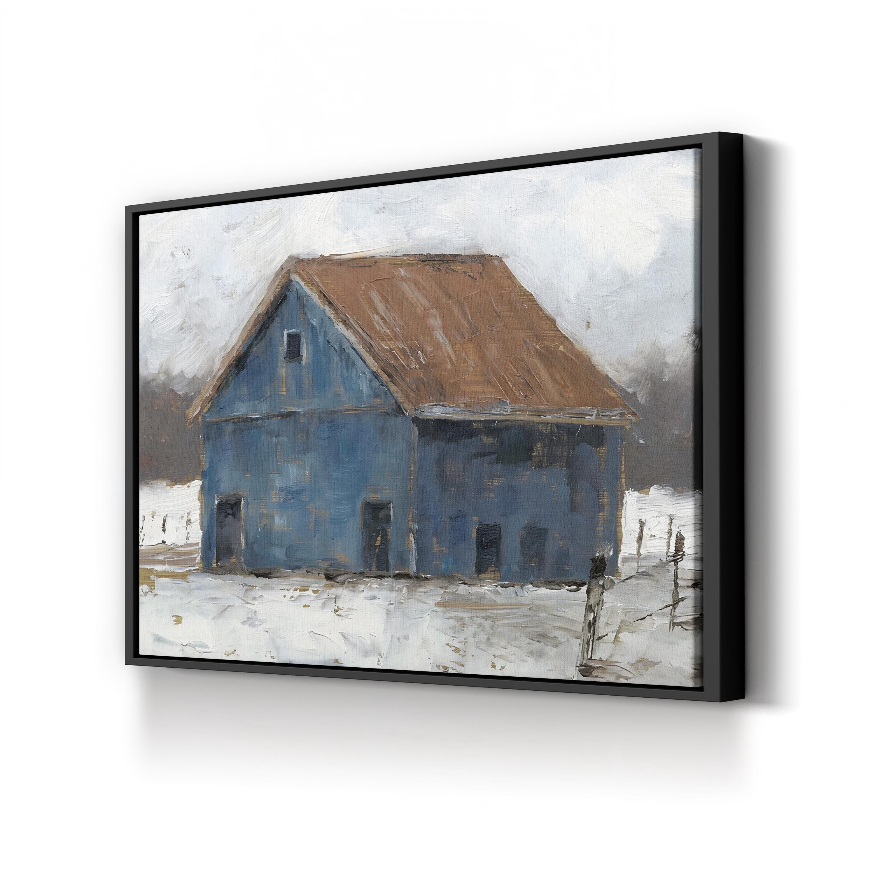 Blue Barn II Wall Art by Ethan Harper