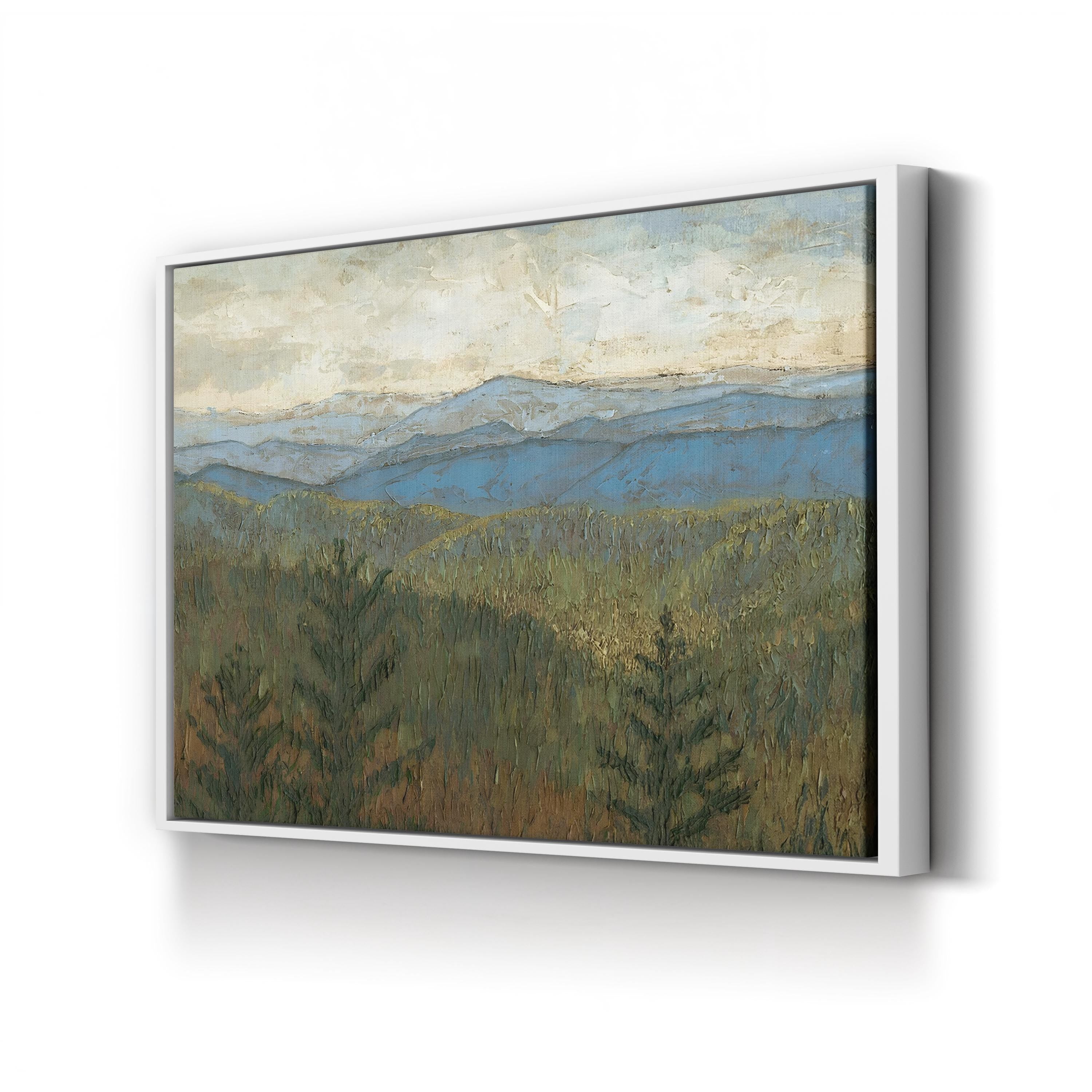Blue Ridge View I Wall Art by Megan Meagher | Blue Ridge Mountains, Appalachian Region Landscape Canvas Print
