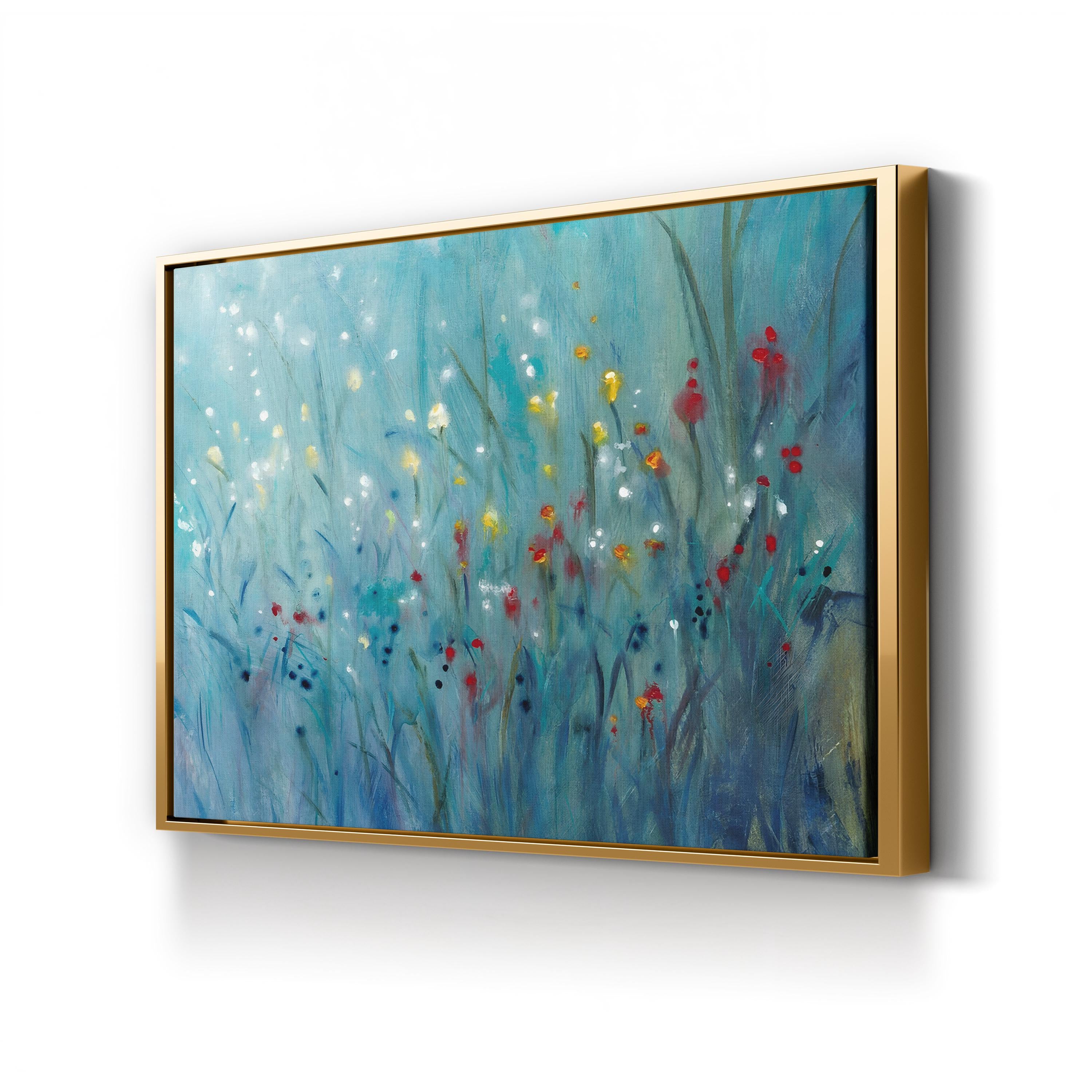 Blue Vision I Wall Art by Tim O'Toole | Contemporary Floral Abstract Canvas