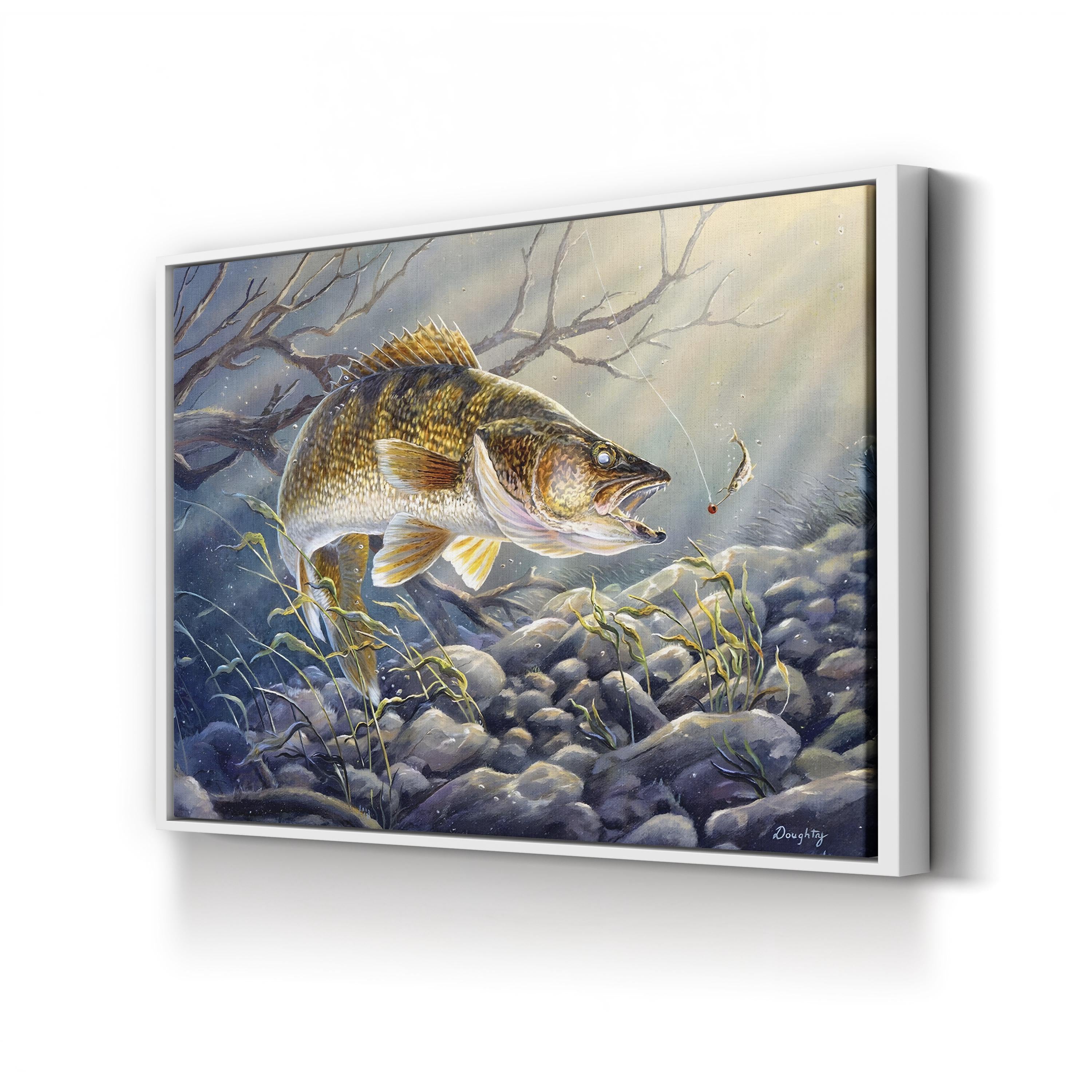 Break Line Walleye – Terry Doughty Wall Art | Wildlife Canvas Print