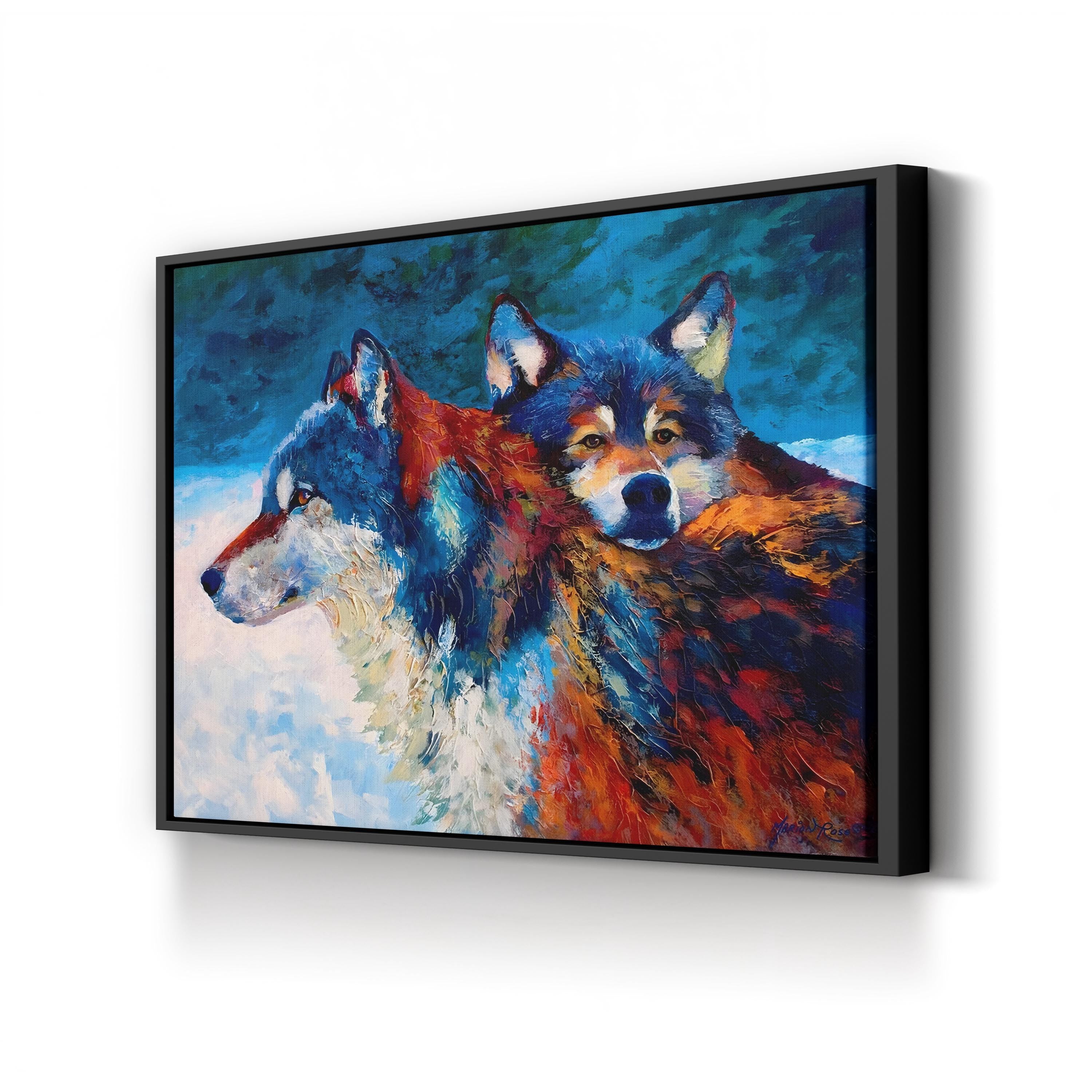 Buds Wall Art by Marion Rose – Contemporary Wolf Canvas Print