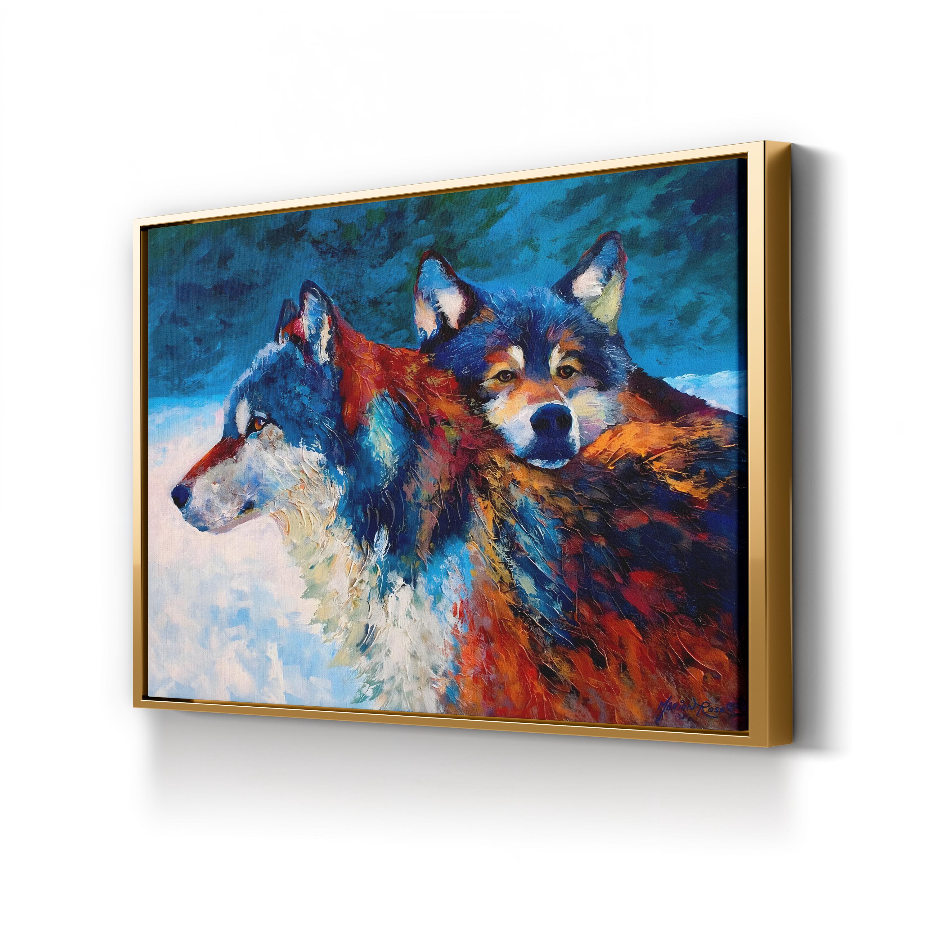 Buds Wall Art by Marion Rose – Contemporary Wolf Canvas Print