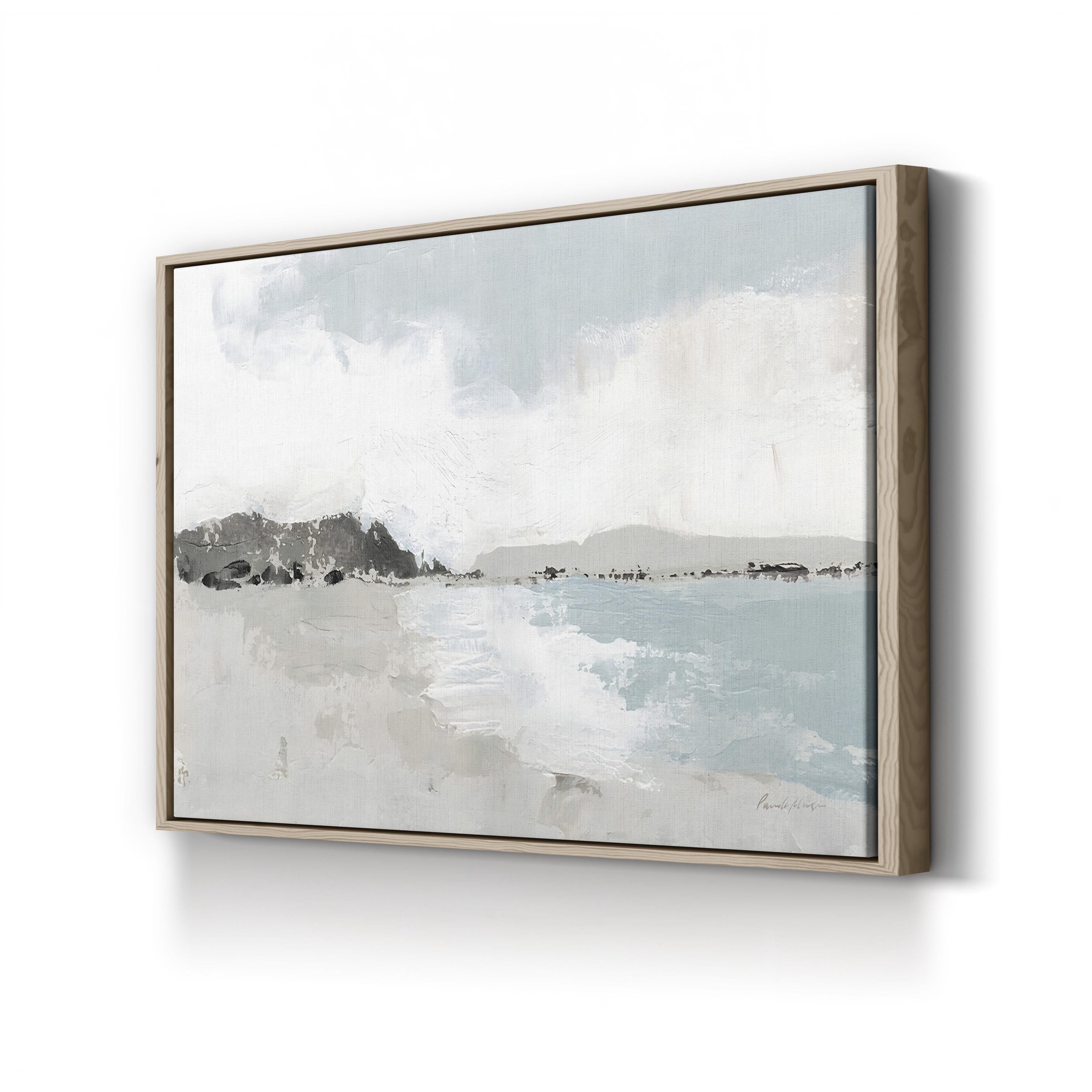 Calm Water Neutral Wall Art by Pamela Munger – Minimalist Watercolor Coastal Canvas Print