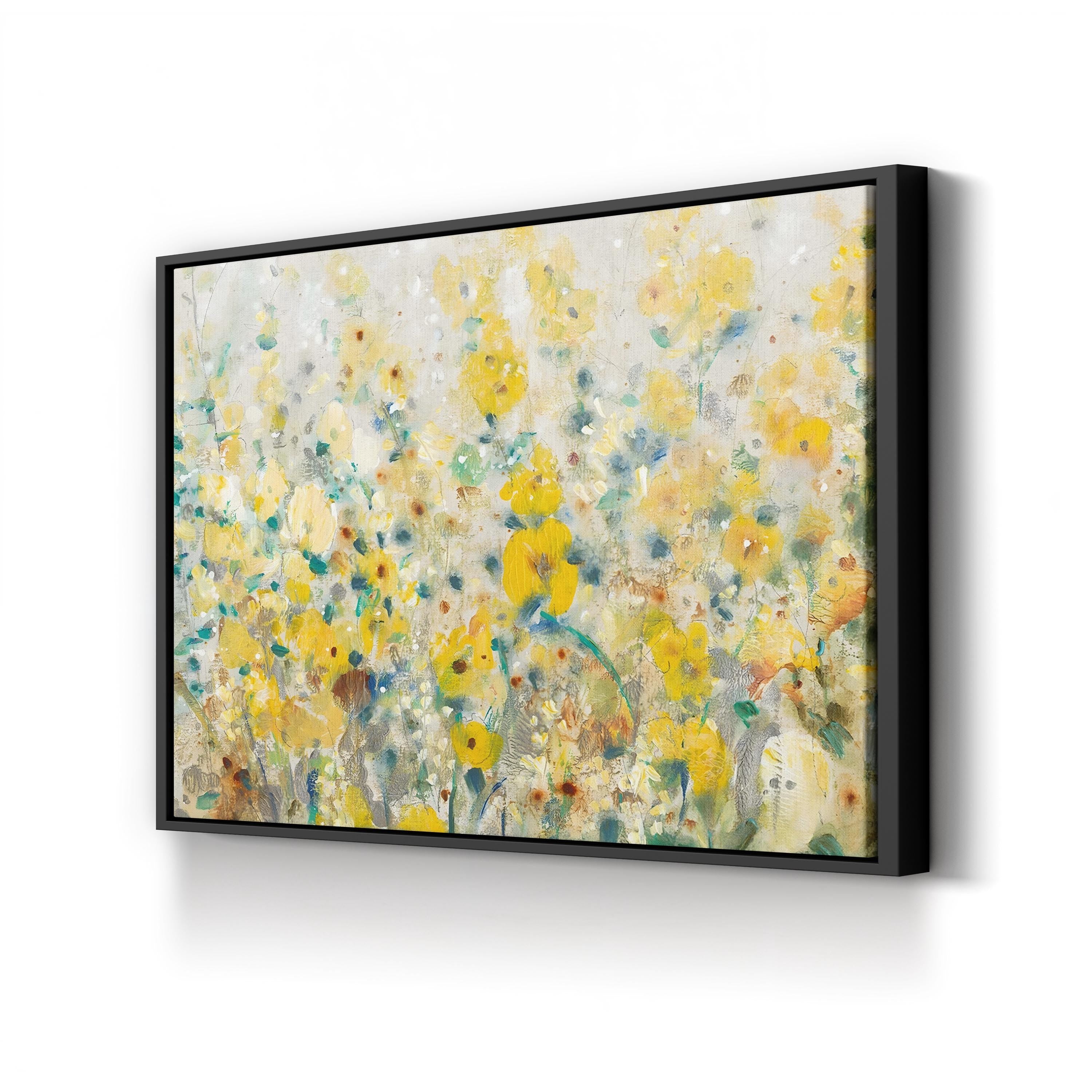 Cheerful Garden II Wall Art by Tim O’Toole – Contemporary Floral Canvas Print