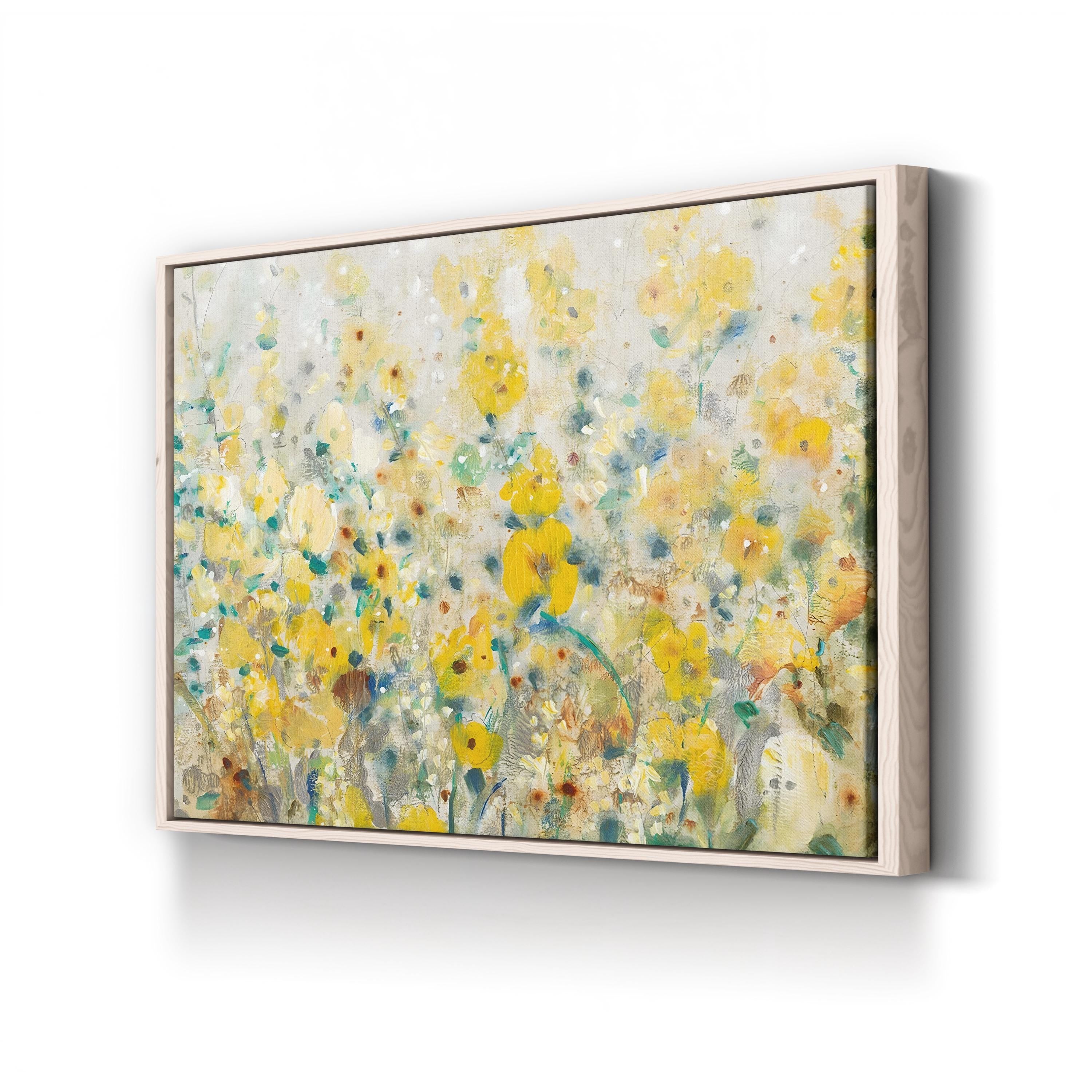 Cheerful Garden II Wall Art by Tim O’Toole – Contemporary Floral Canvas Print