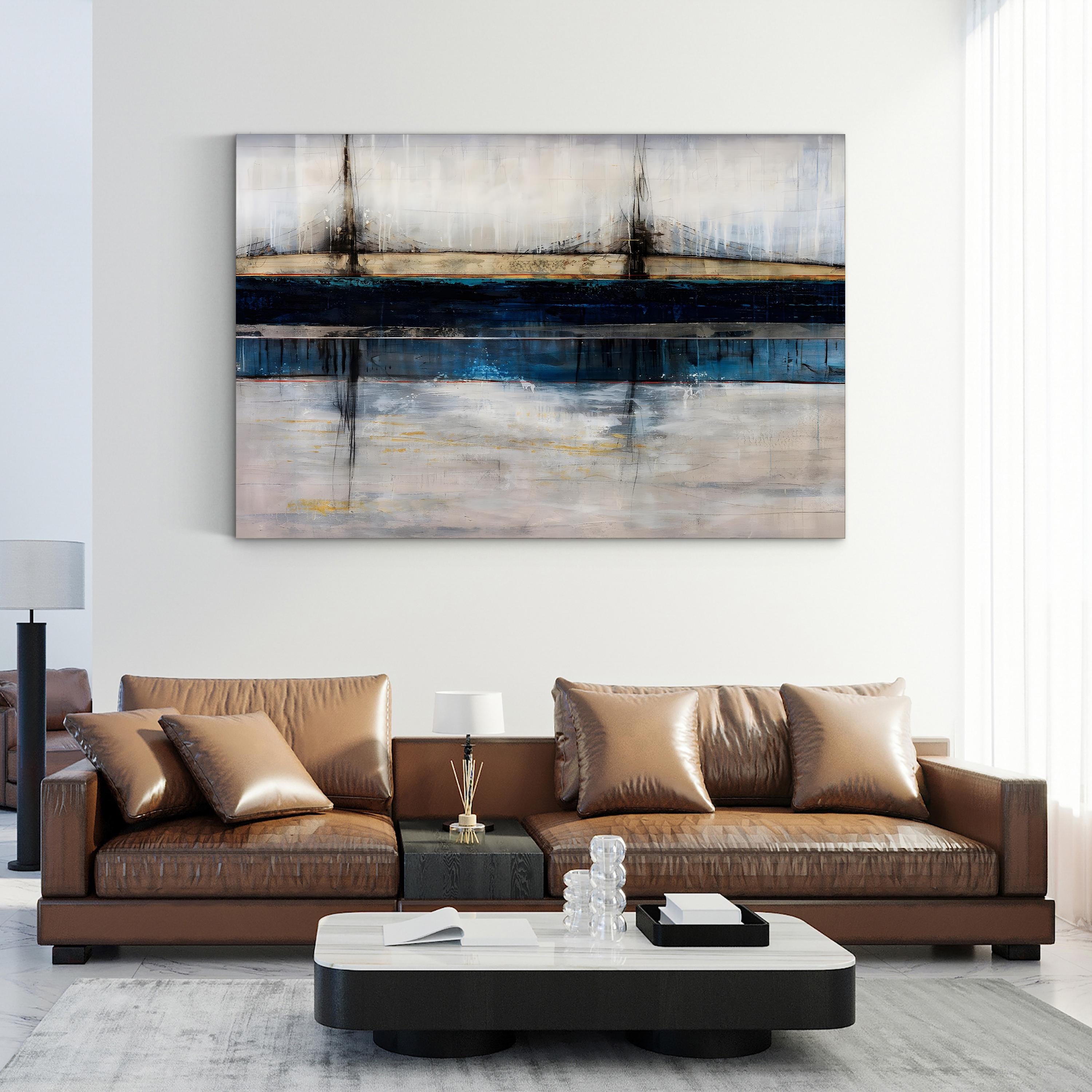 City Blue Wall Art by Joshua Schicker