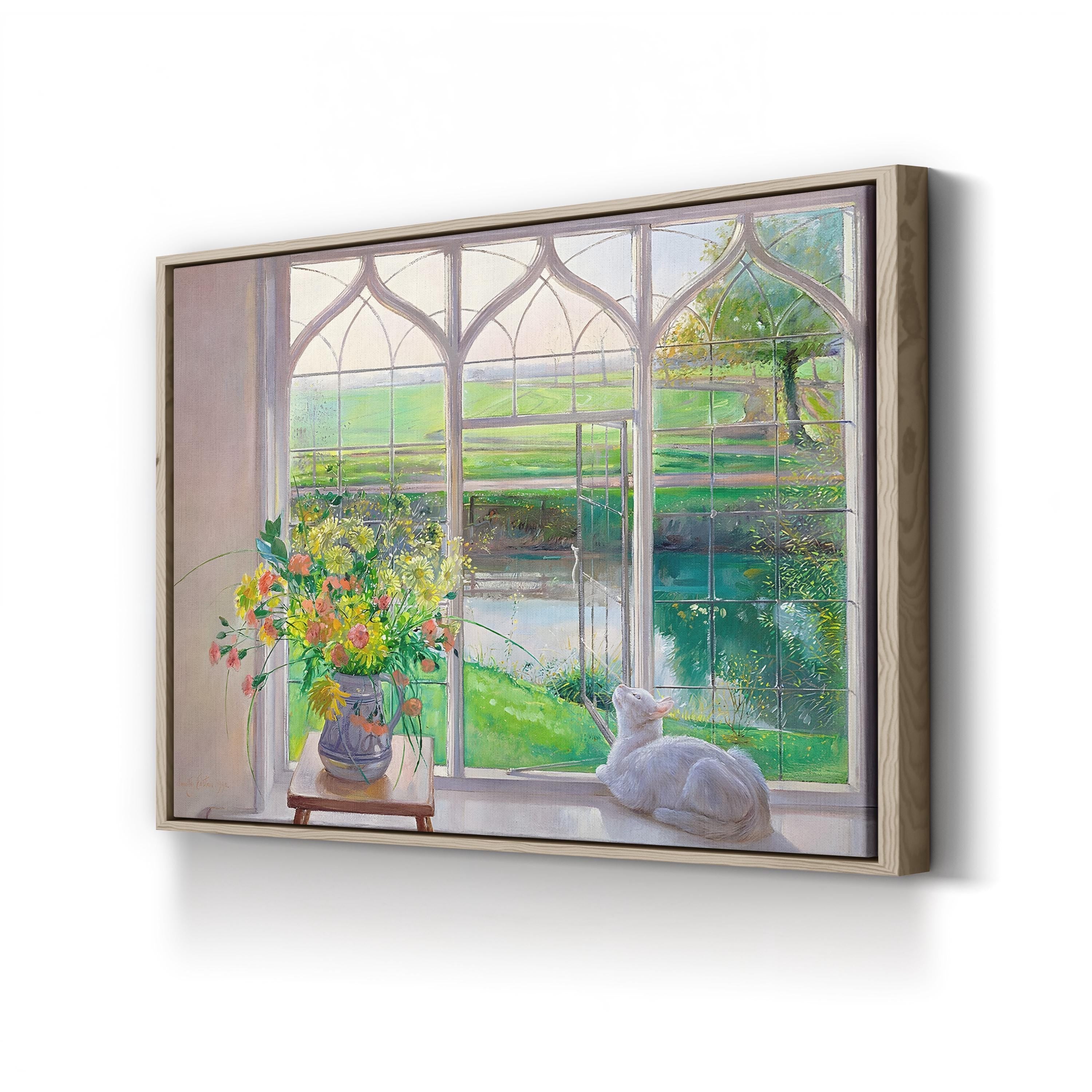 Dawn Breeze Wall Art | Soft Morning Landscape Canvas by Timothy Easton