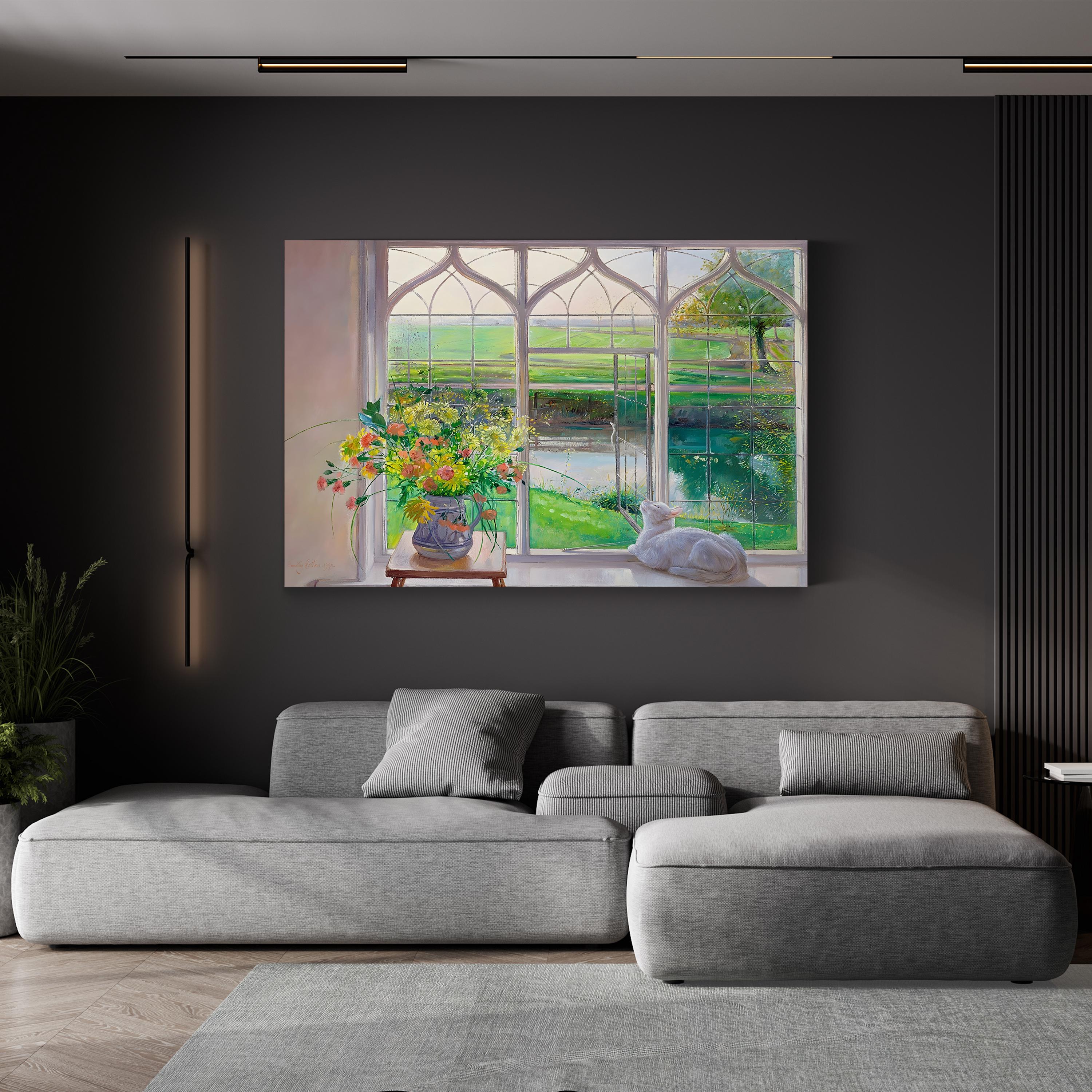 Dawn Breeze Wall Art | Soft Morning Landscape Canvas by Timothy Easton