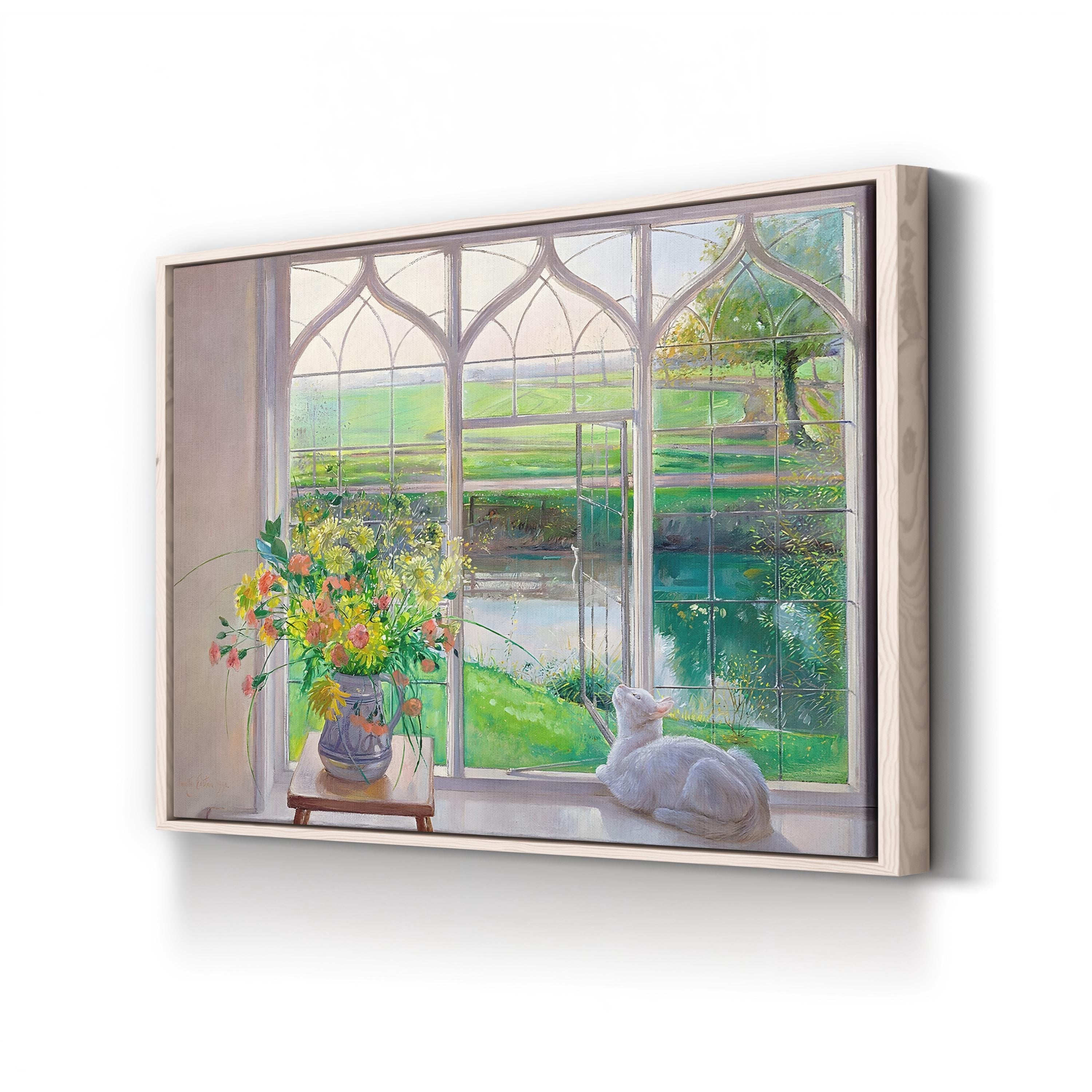 Dawn Breeze Wall Art | Soft Morning Landscape Canvas by Timothy Easton