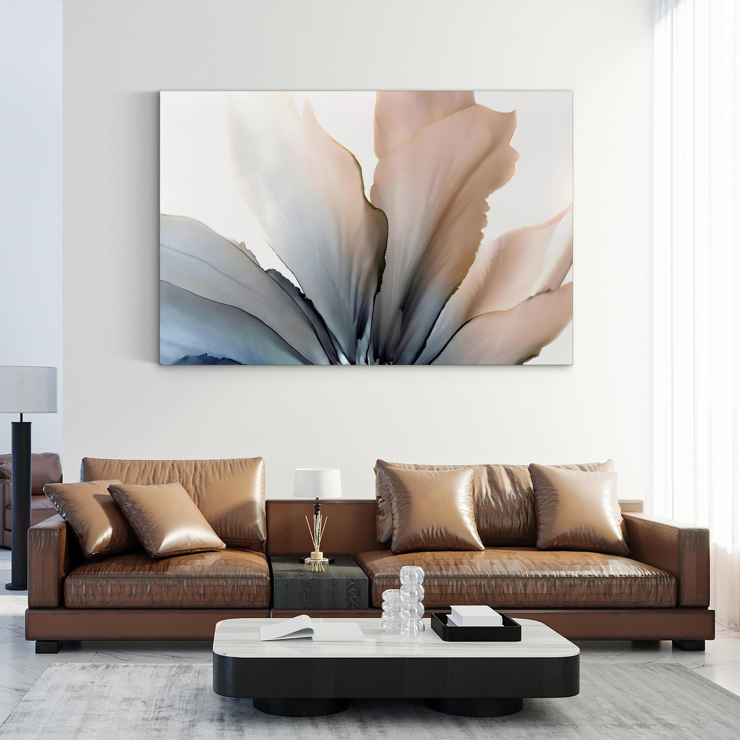 Delicate In Blue Wall Art by Wendy Kroker