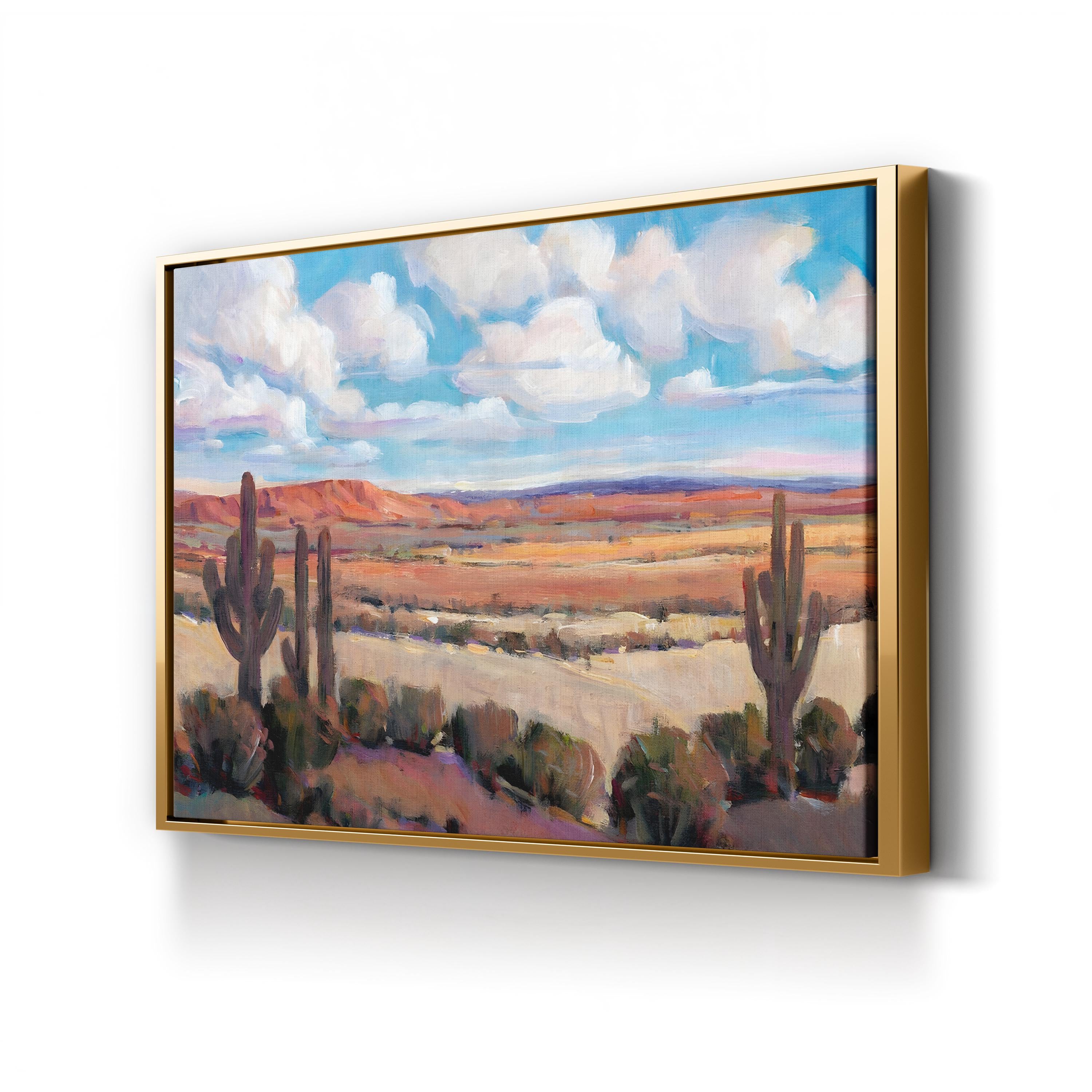 Desert Heat I Wall Art – Contemporary Southwestern Desert Landscape by Tim O’Toole