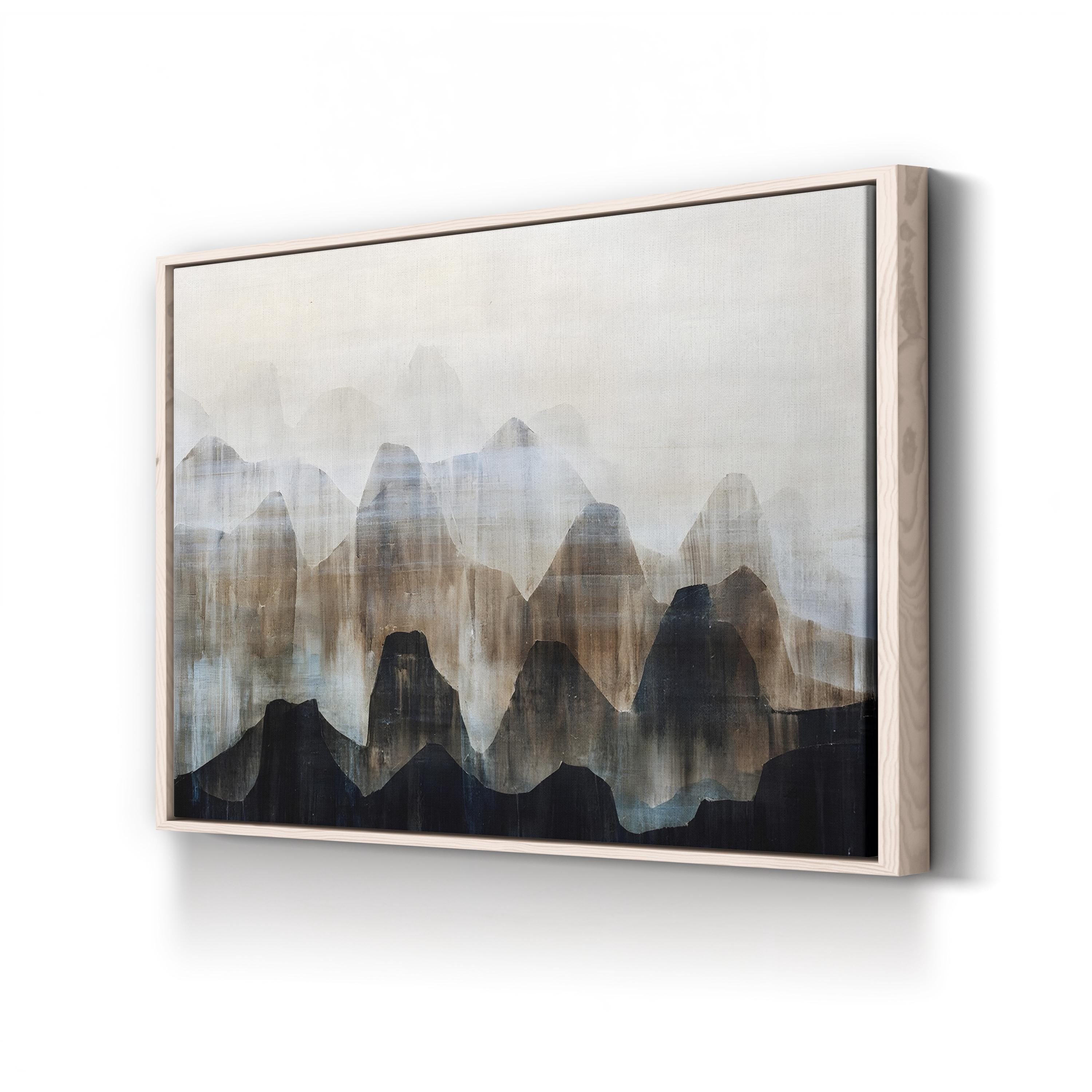Distant Vistas II Wall Art by Farrell Douglass | Abstract Mountain Landscape in Earth Tones