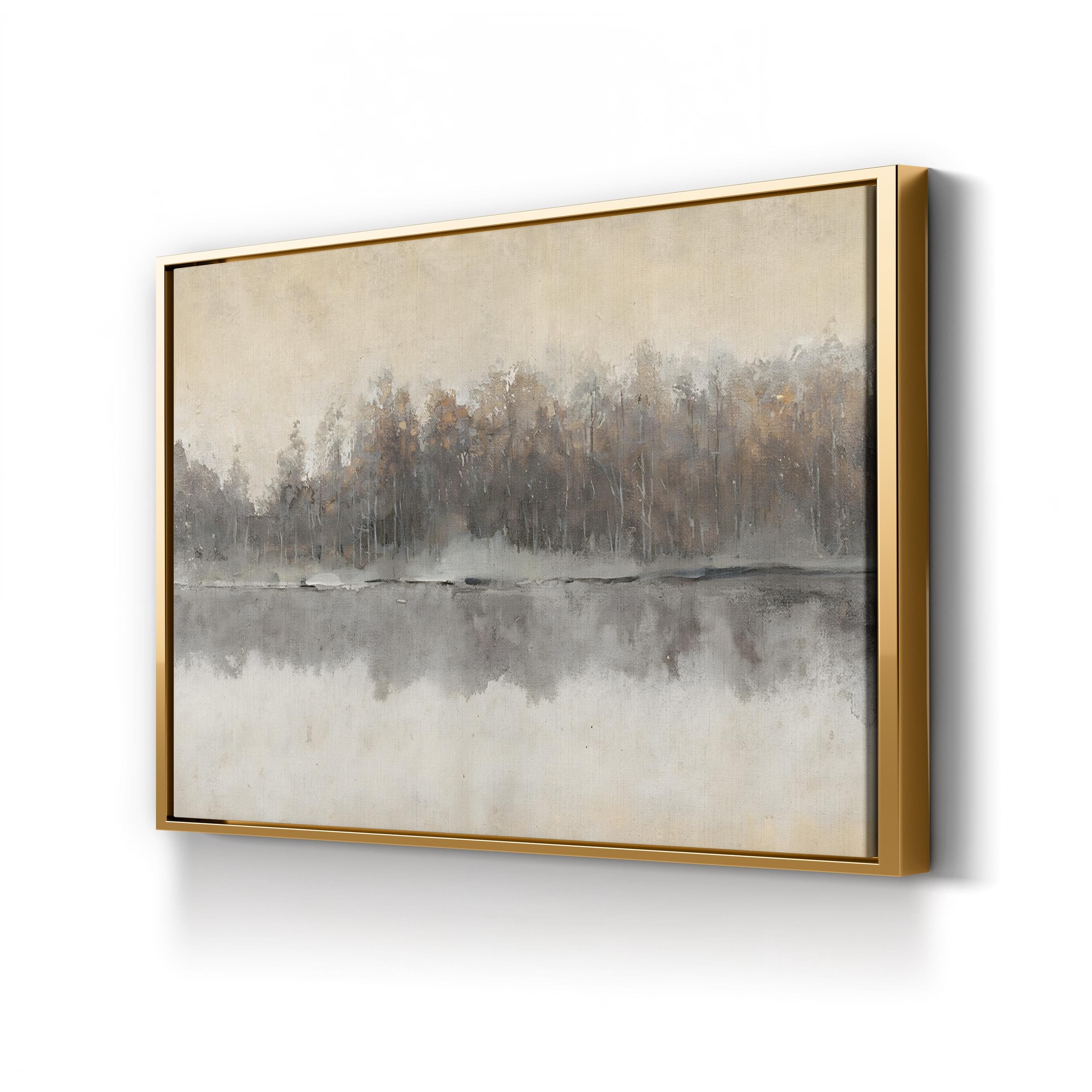 Edgewater II Misty Reflection – Tim O’Toole Wall Art | Contemporary Landscape Canvas Print
