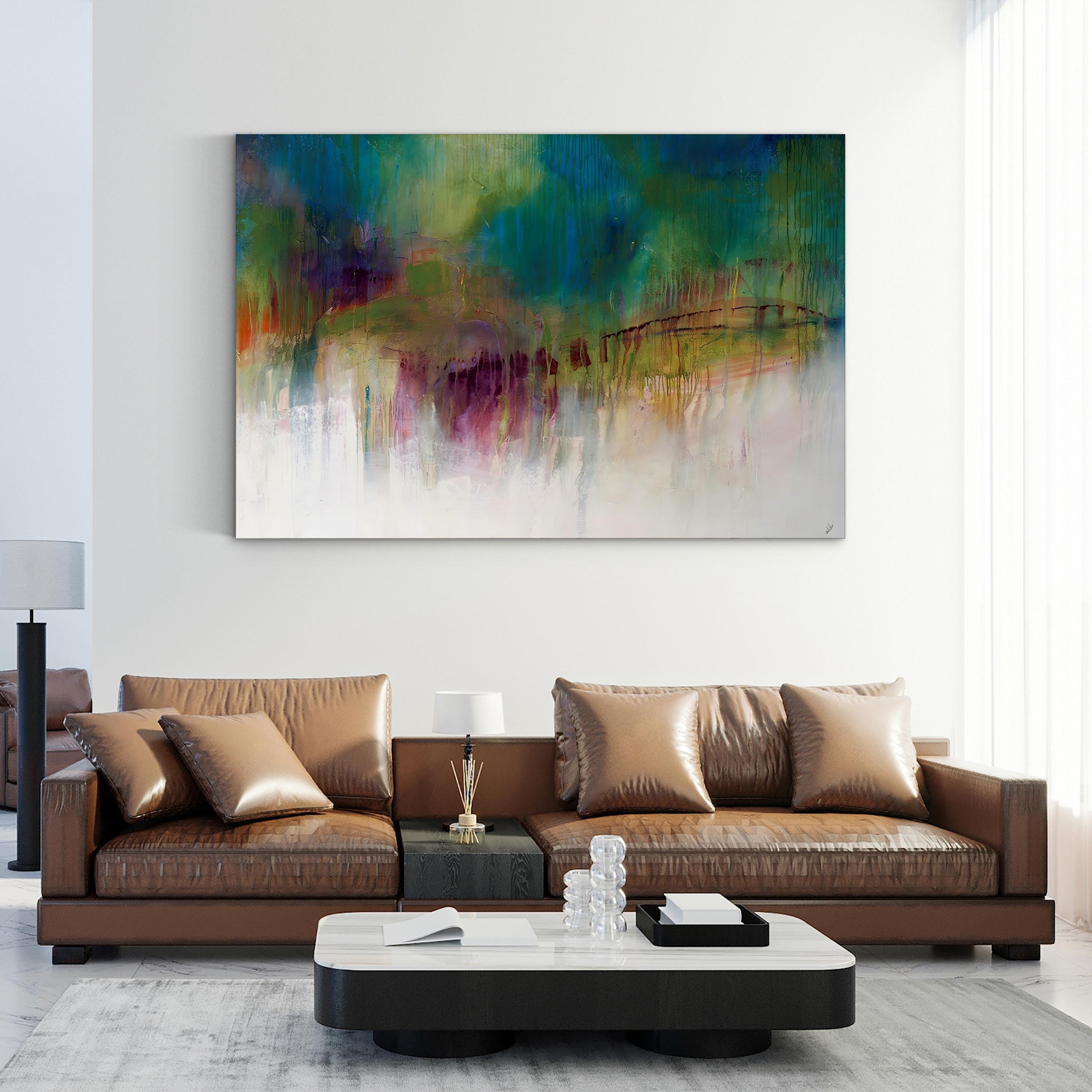 Efflorence Spring Wall Art by Joshua Schicker – Abstract Floral Canvas Print