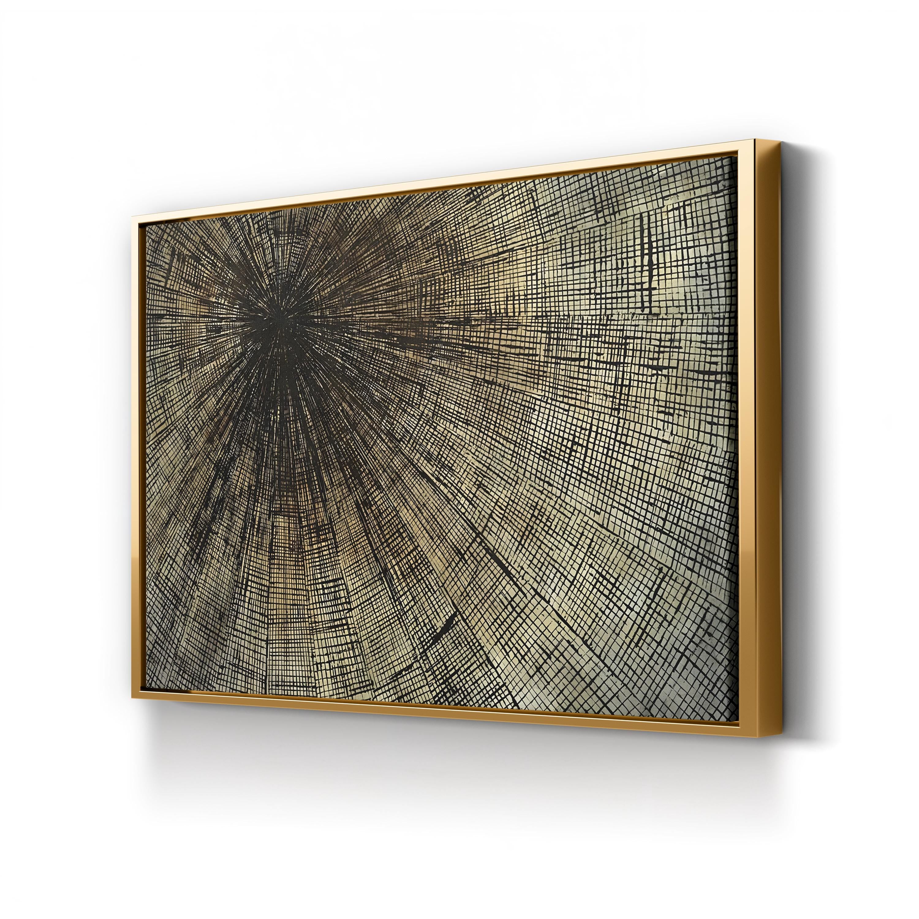 Enmeshed – Contemporary Abstract Linear Wall Art by Kari Taylor