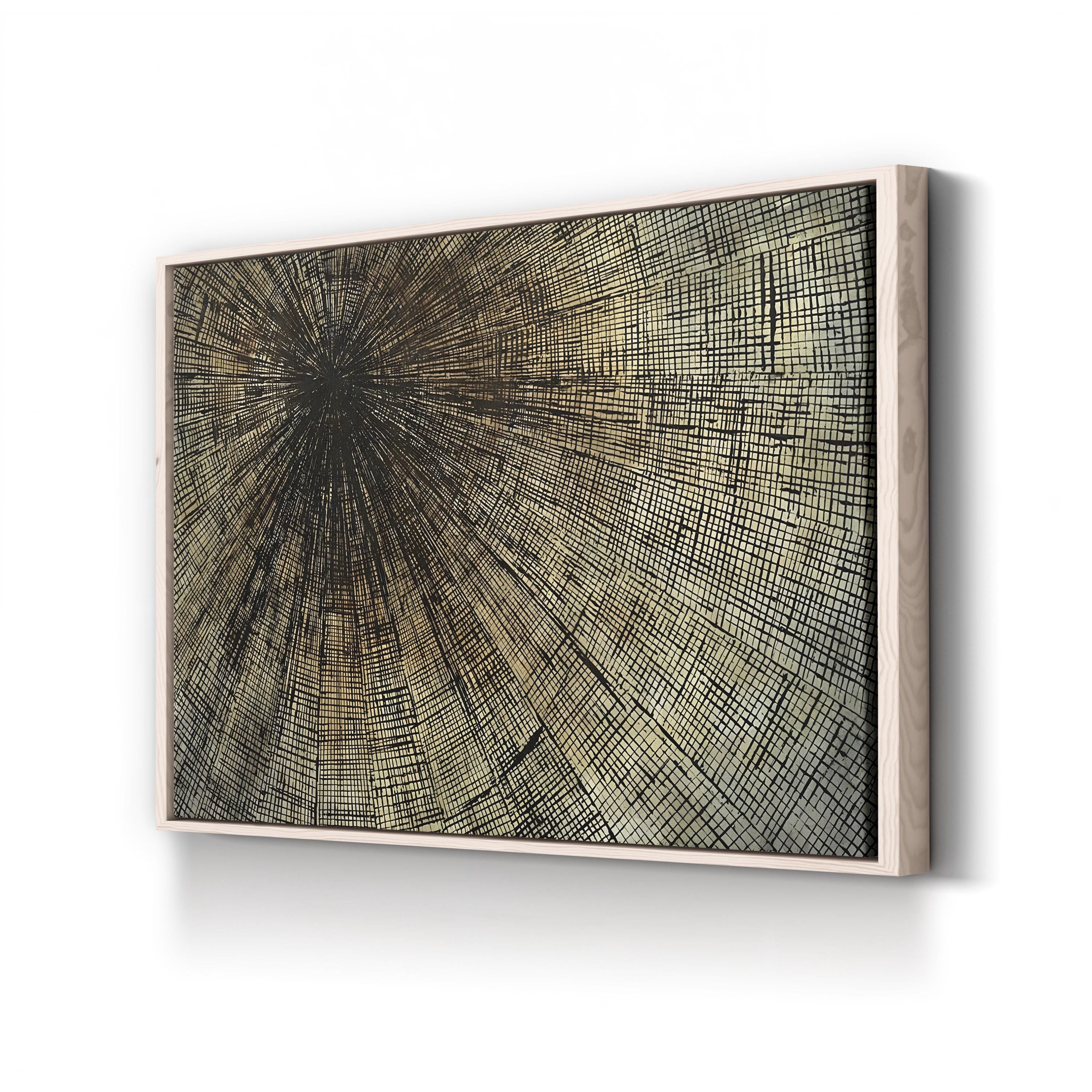 Enmeshed – Contemporary Abstract Linear Wall Art by Kari Taylor