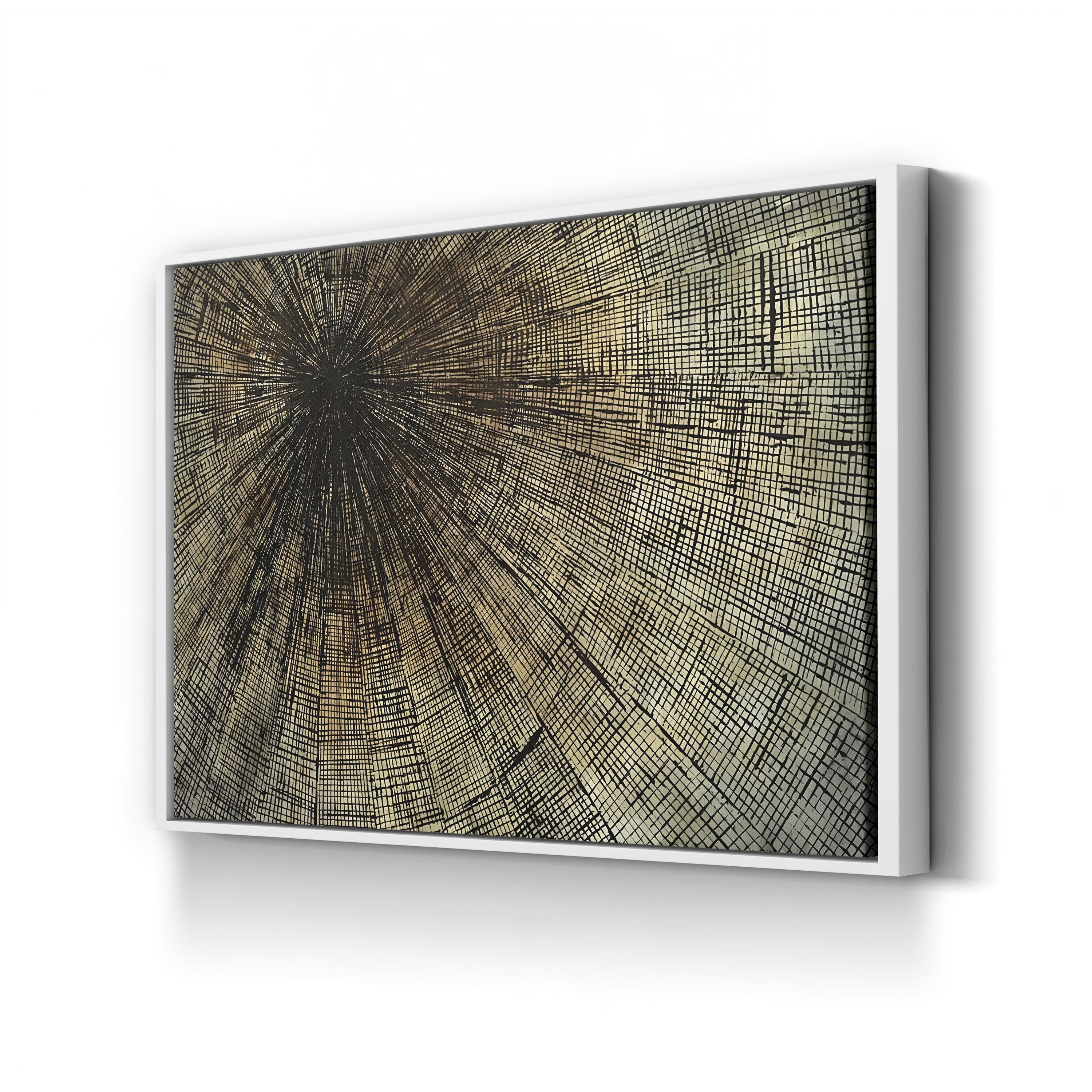 Enmeshed – Contemporary Abstract Linear Wall Art by Kari Taylor