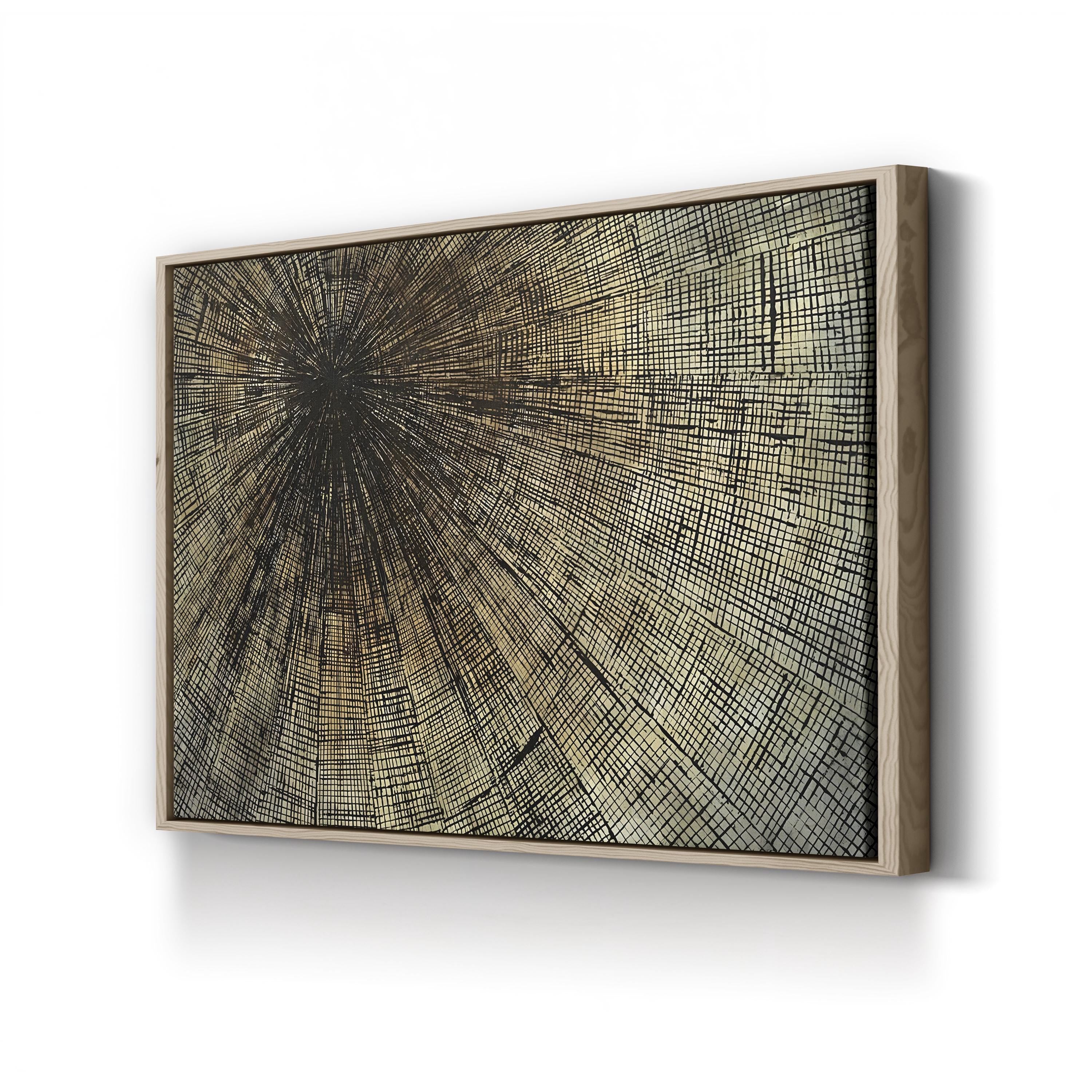 Enmeshed – Contemporary Abstract Linear Wall Art by Kari Taylor