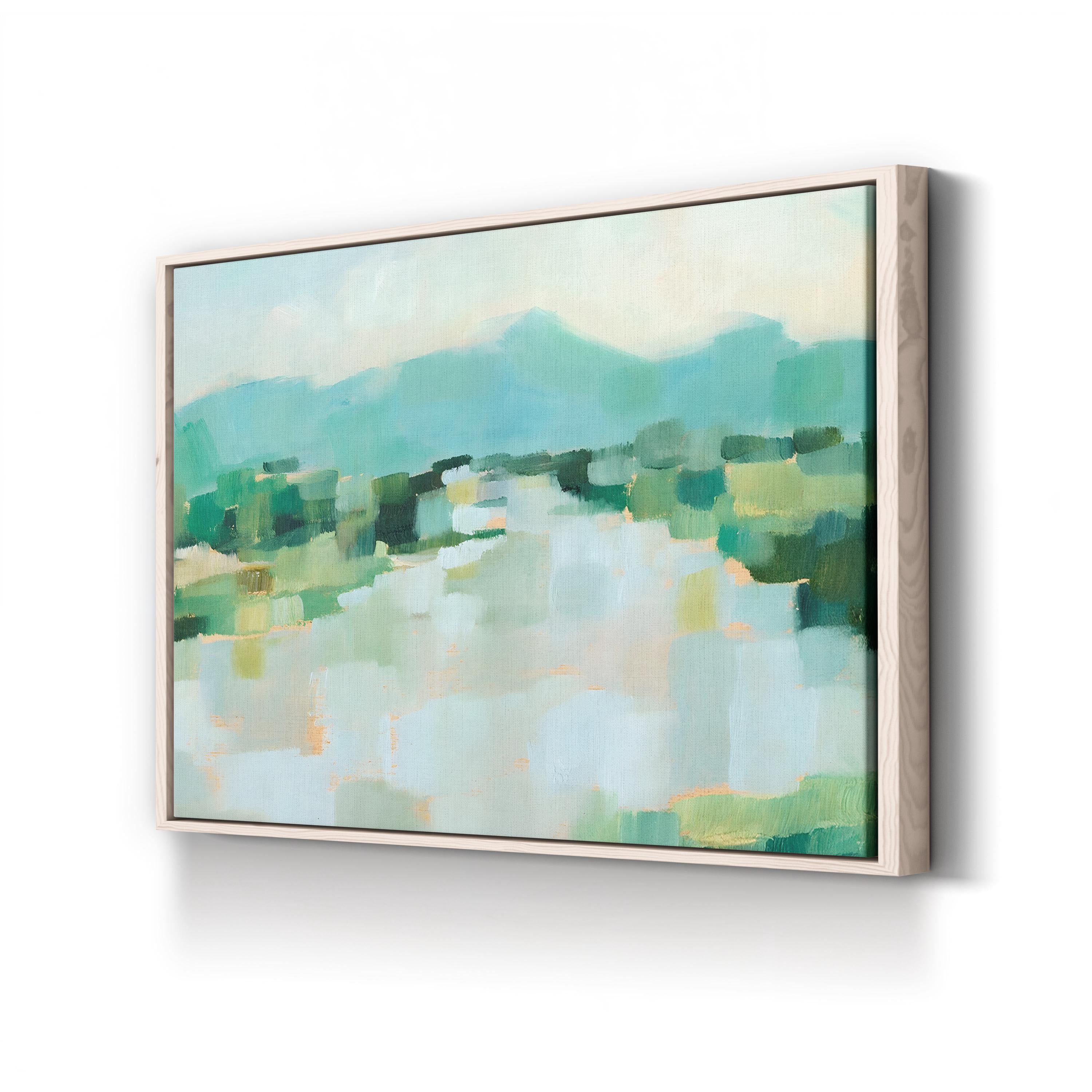 Emerald Island II Wall Art – Ethan Harper | Contemporary Green Landscape Canvas Print