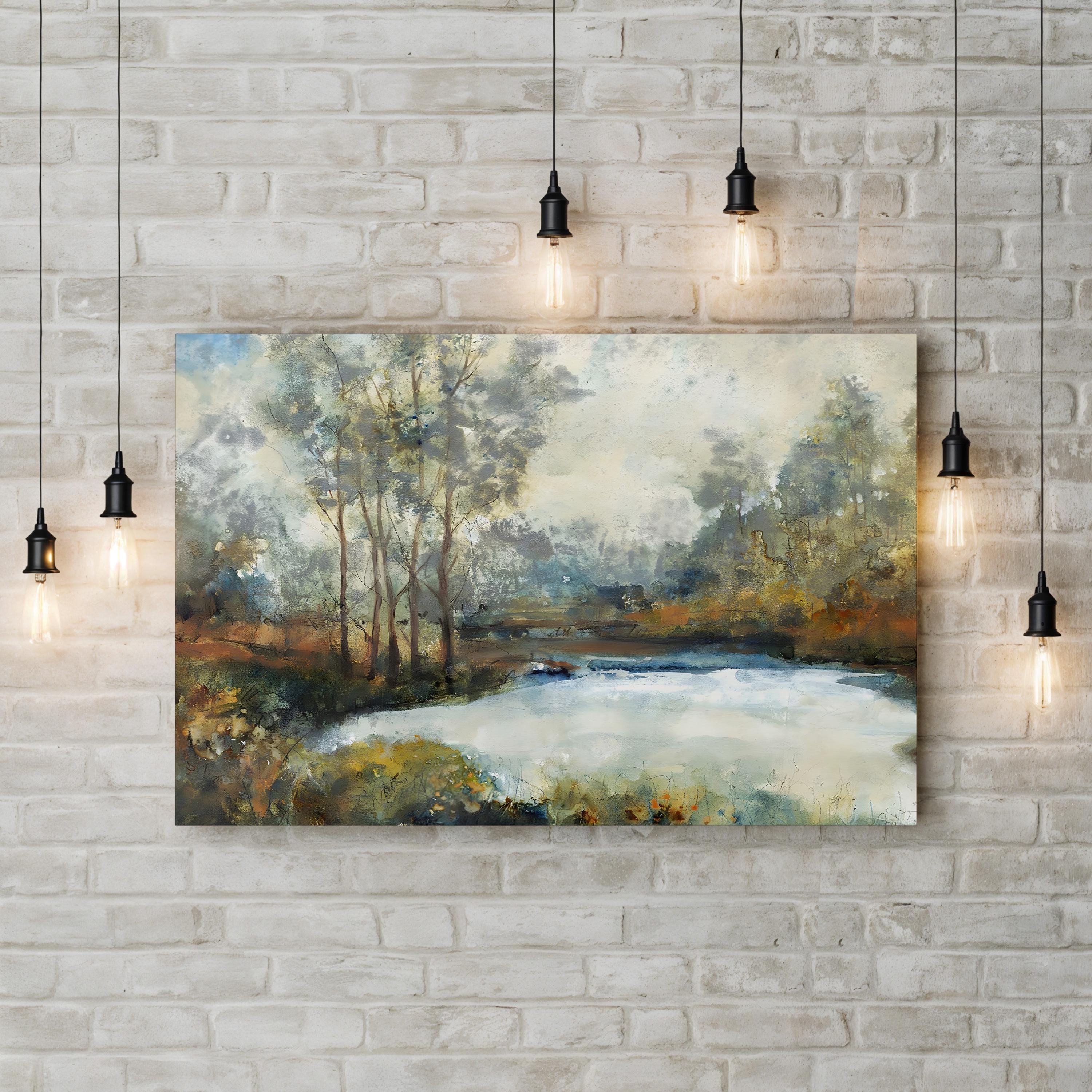 Ethereal Light I Abstract Canvas Art Print – Soft Neutral Modern Wall Decor
