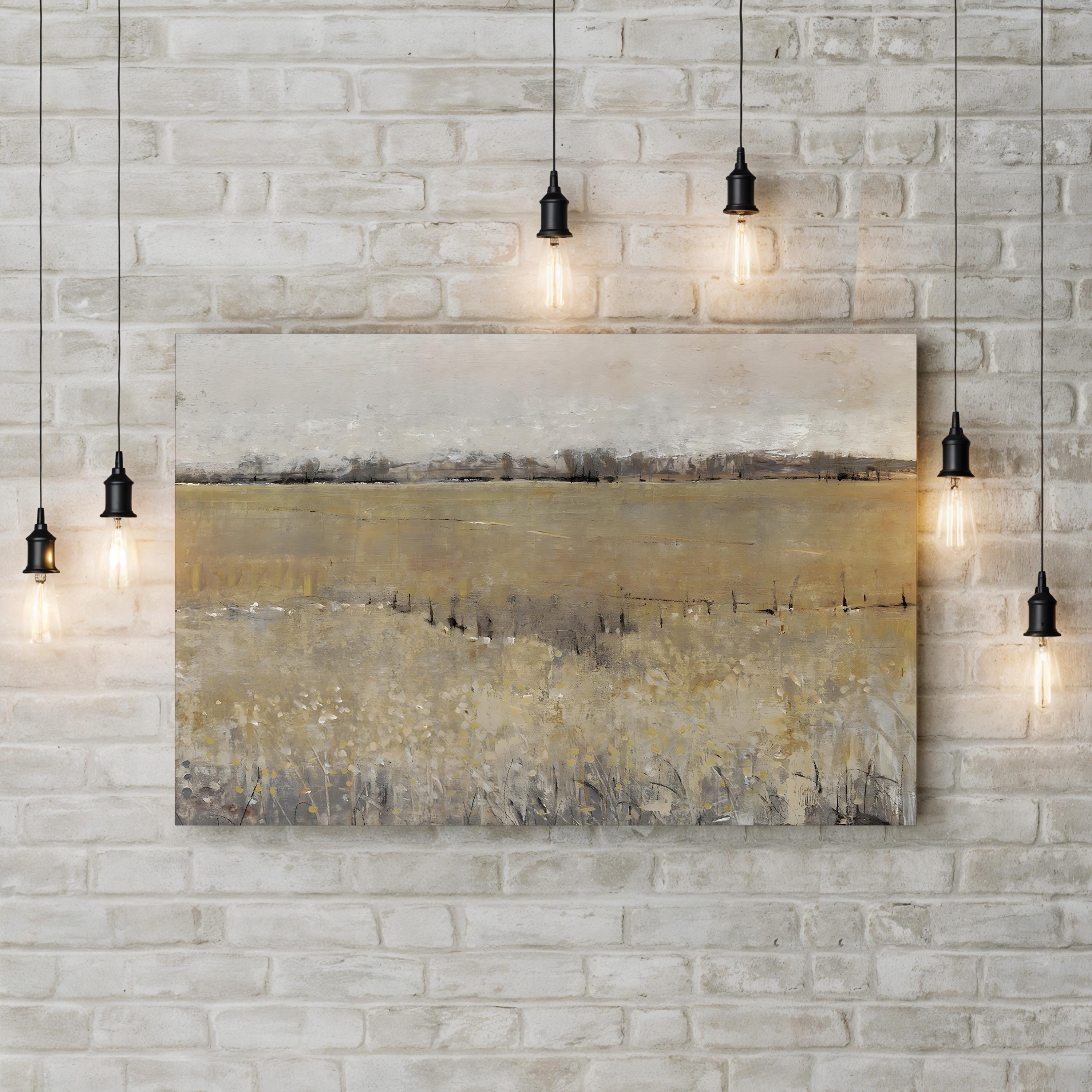 Fenced In II – Serene Rural Landscape Canvas Art by Tim O’Toole