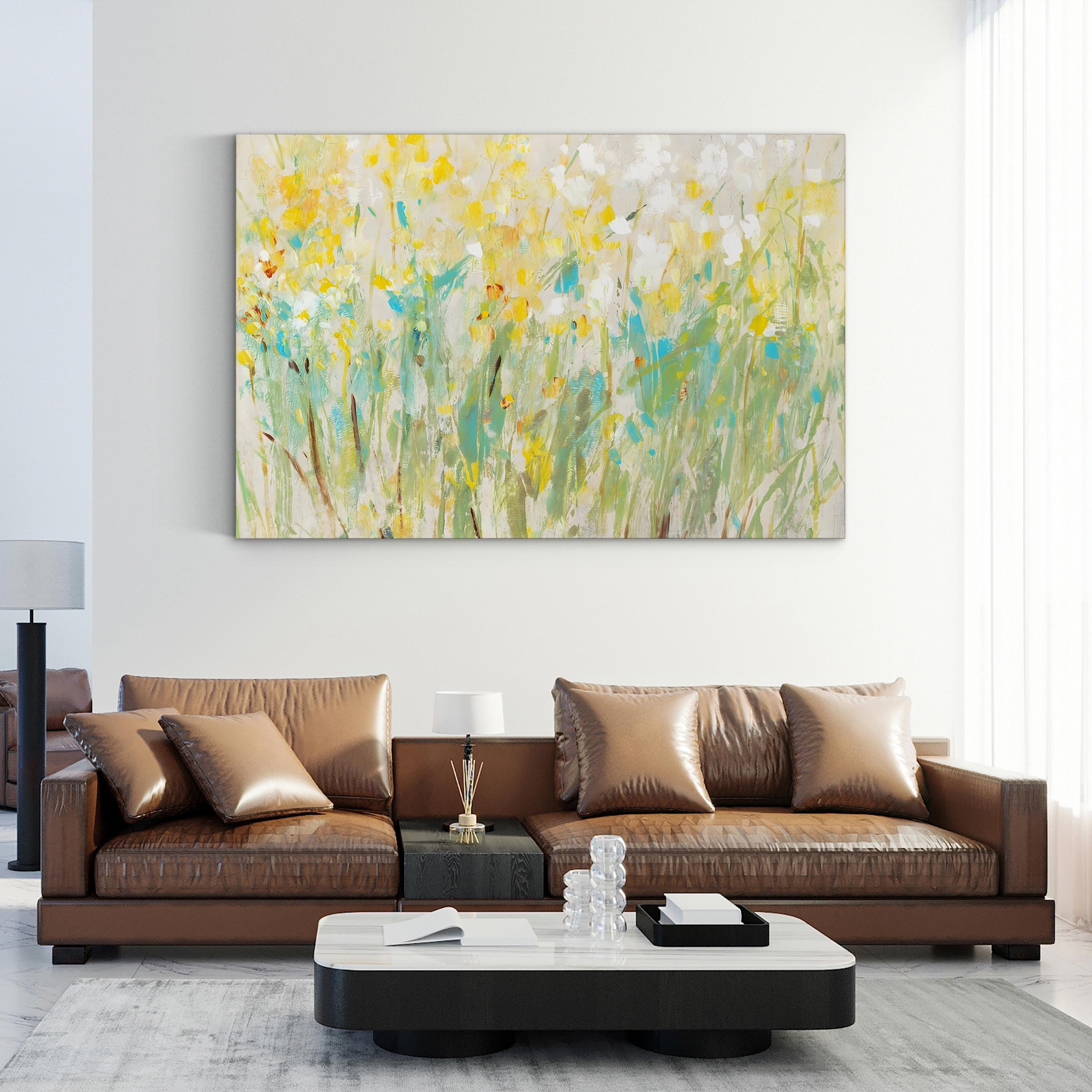 Floral Cluster II Wall Art by Tim O’Toole – Contemporary Floral Canvas Print