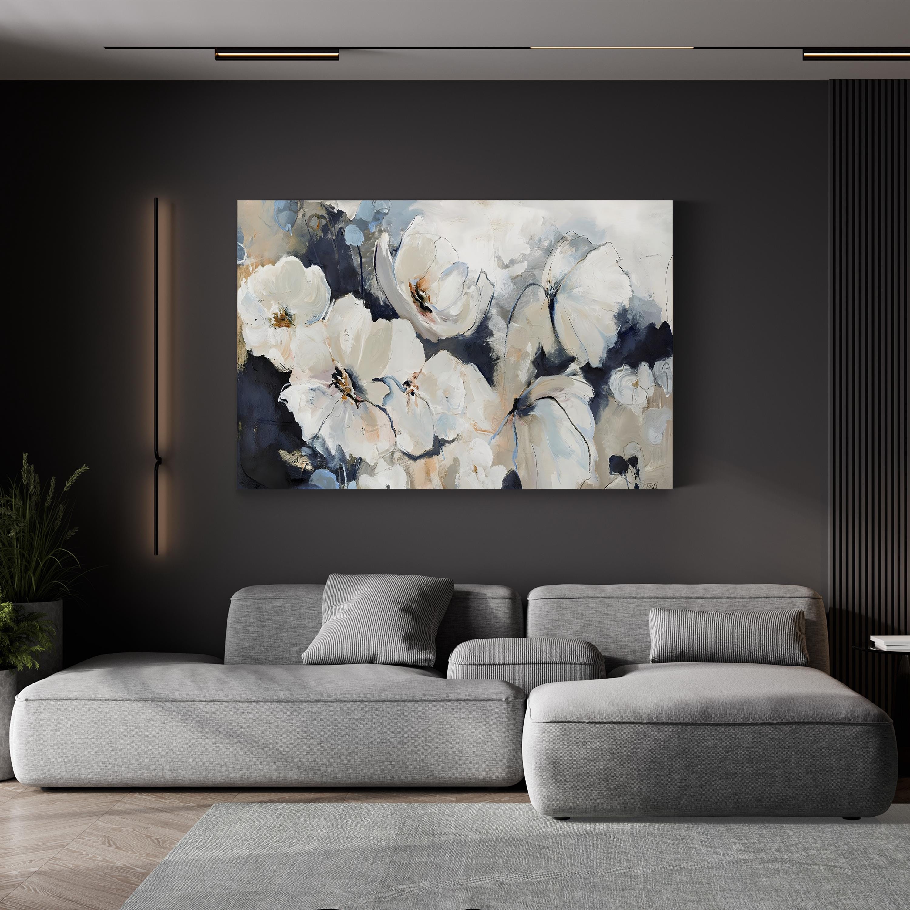 Flower Variety II Wall Art by Design Fabrikken – Contemporary Floral Canvas Print