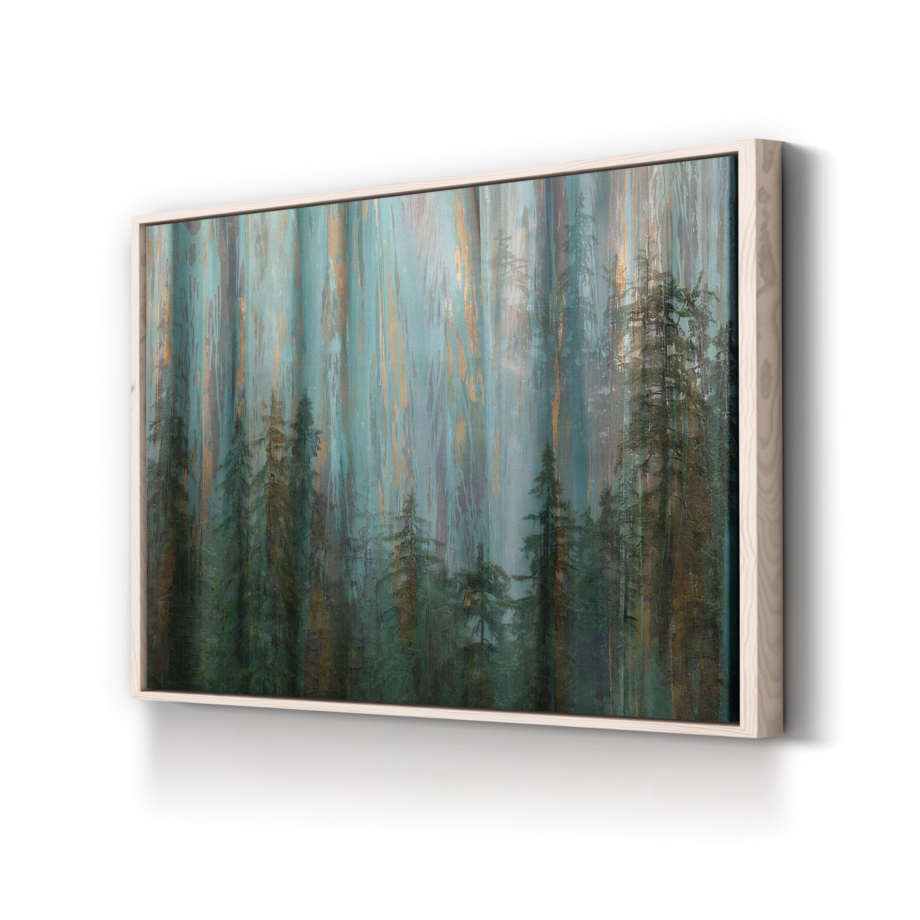 Forest I Wall Art – Tranquil Abstract Forest Canvas by Kathy Mahan