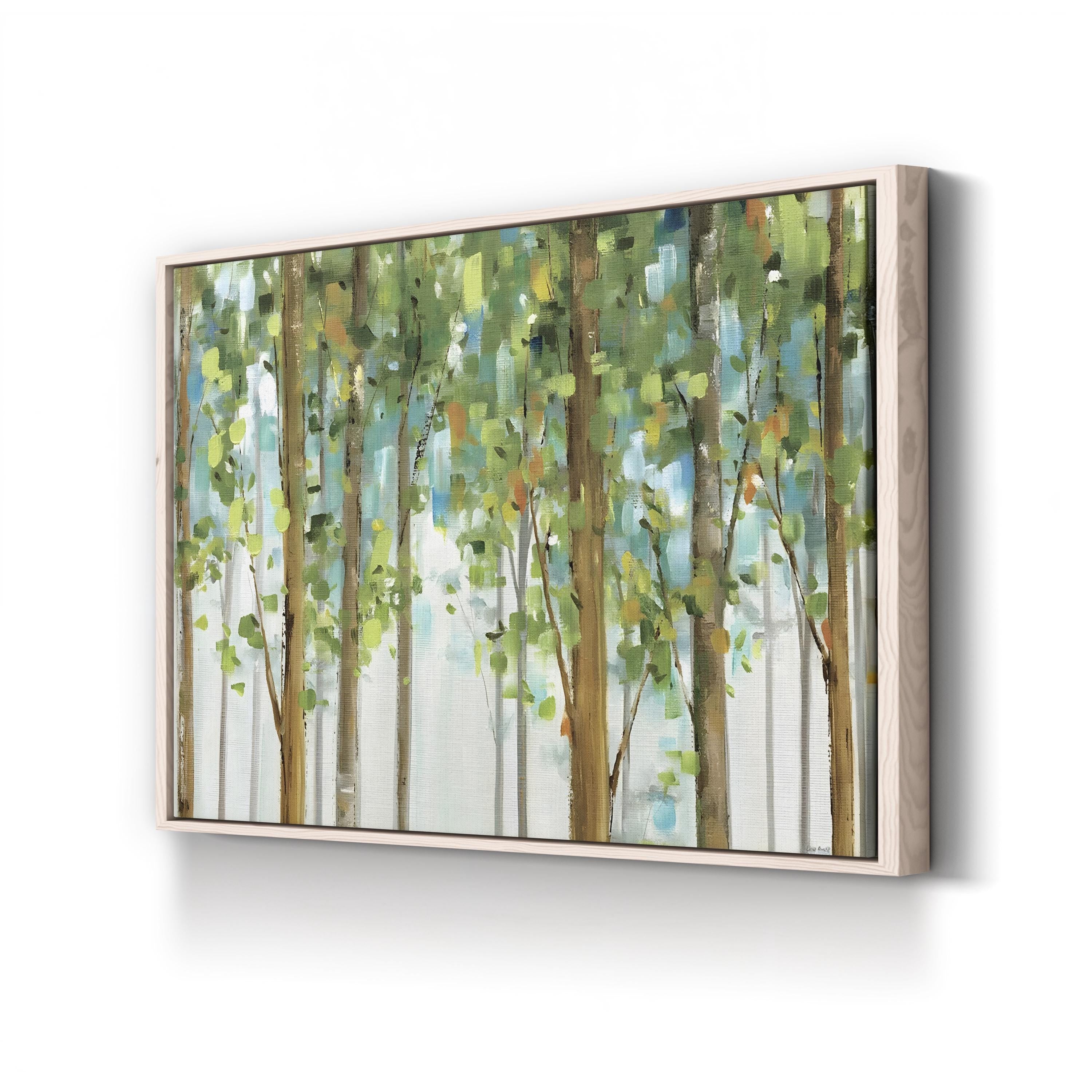 Forest Study I Wall Art by Lisa Audit – Contemporary Abstract Forest Canvas