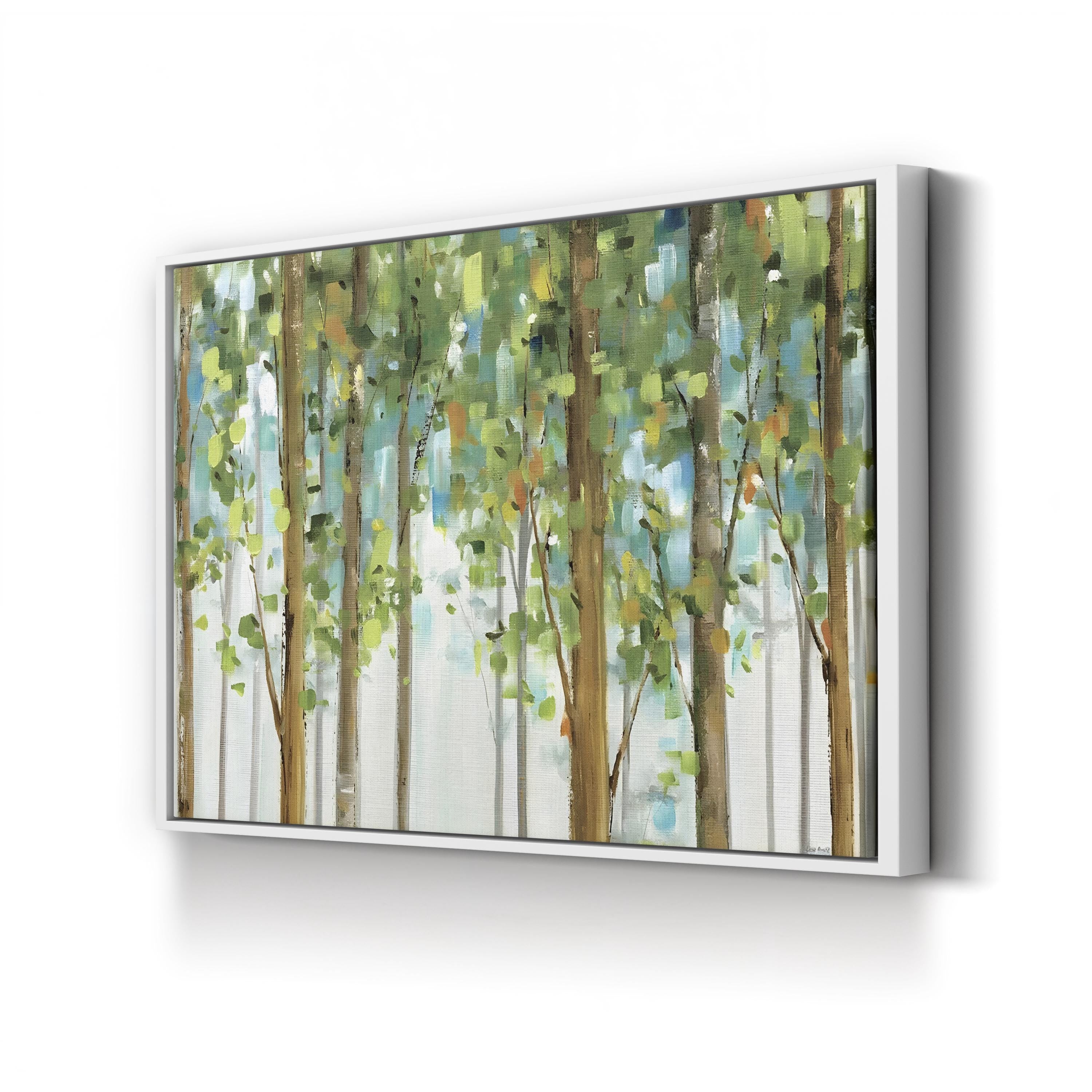 Forest Study I Wall Art by Lisa Audit – Contemporary Abstract Forest Canvas