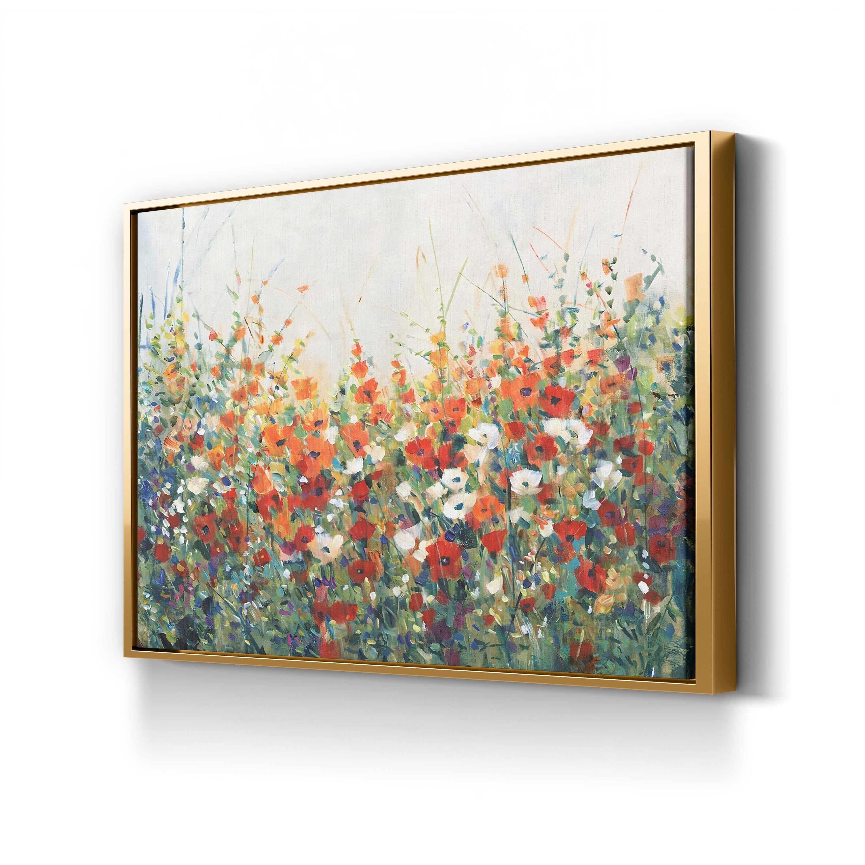 Garden in Bloom I Wall Art by Tim O’Toole – Contemporary Floral Canvas Print