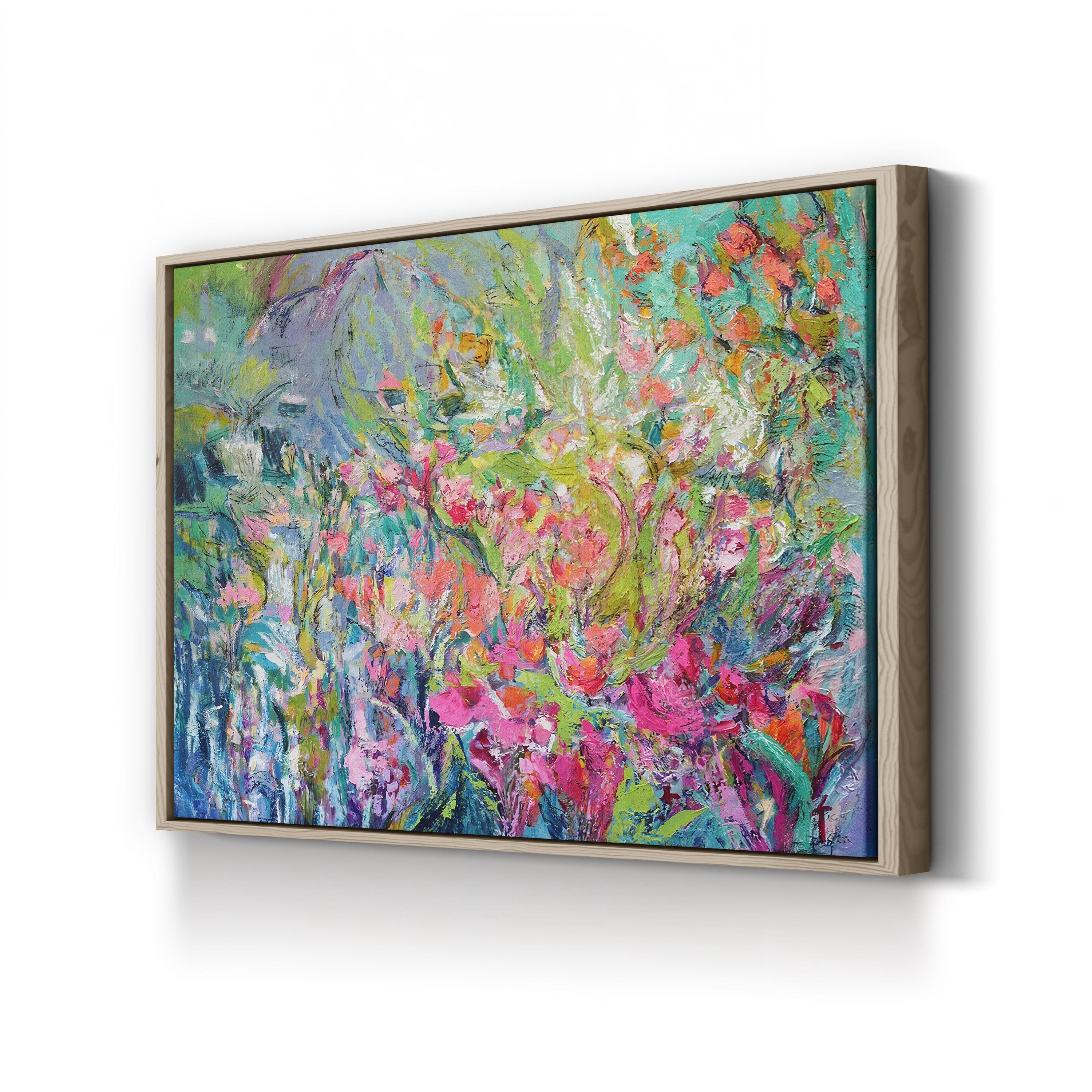 Garden of Light III Wall Art by Dorothy Fagan: Contemporary Botanical Canvas Print