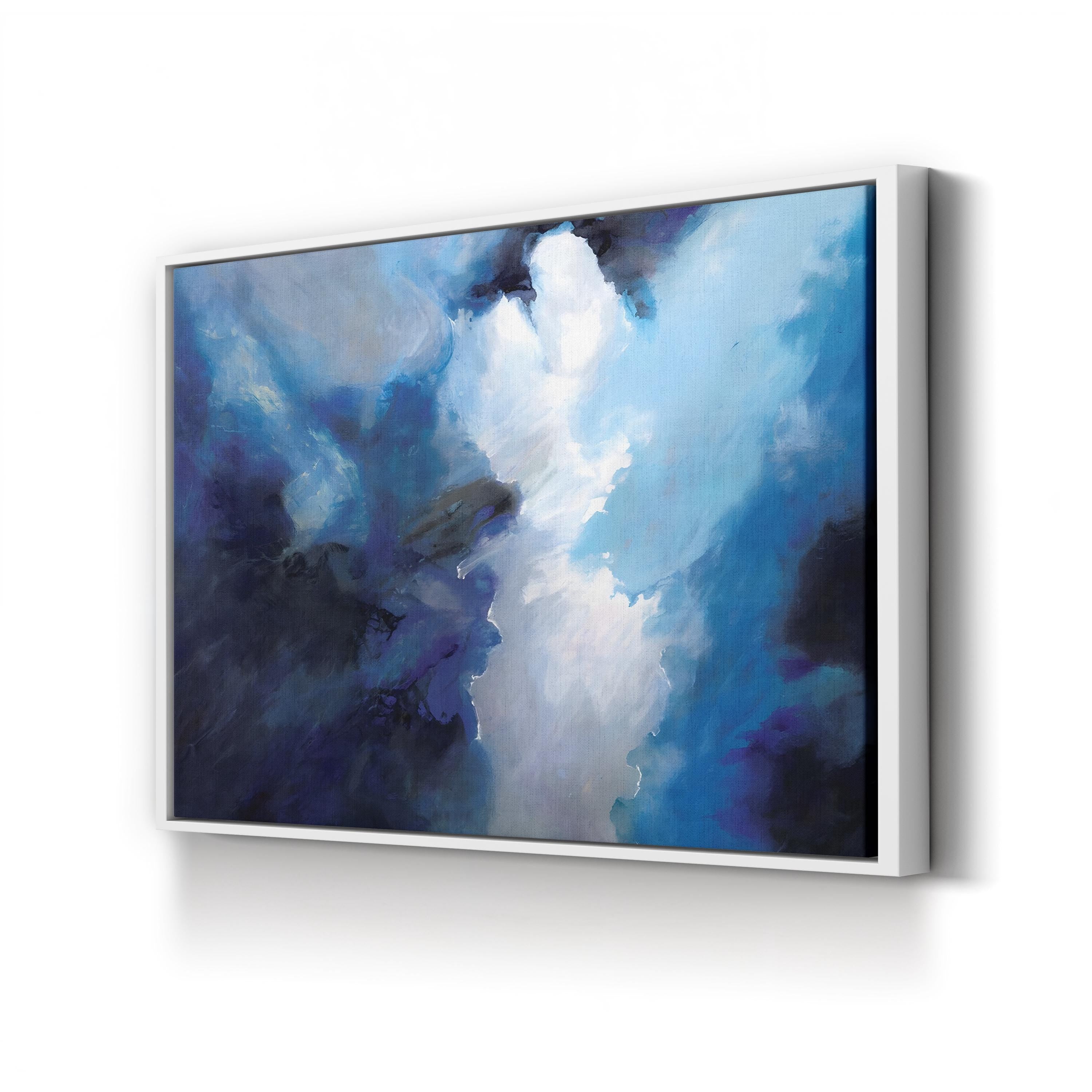 Gathering Storm Clouds Wall Art – Abstract Atmosphere | Contemporary Cloudscape Canvas Print