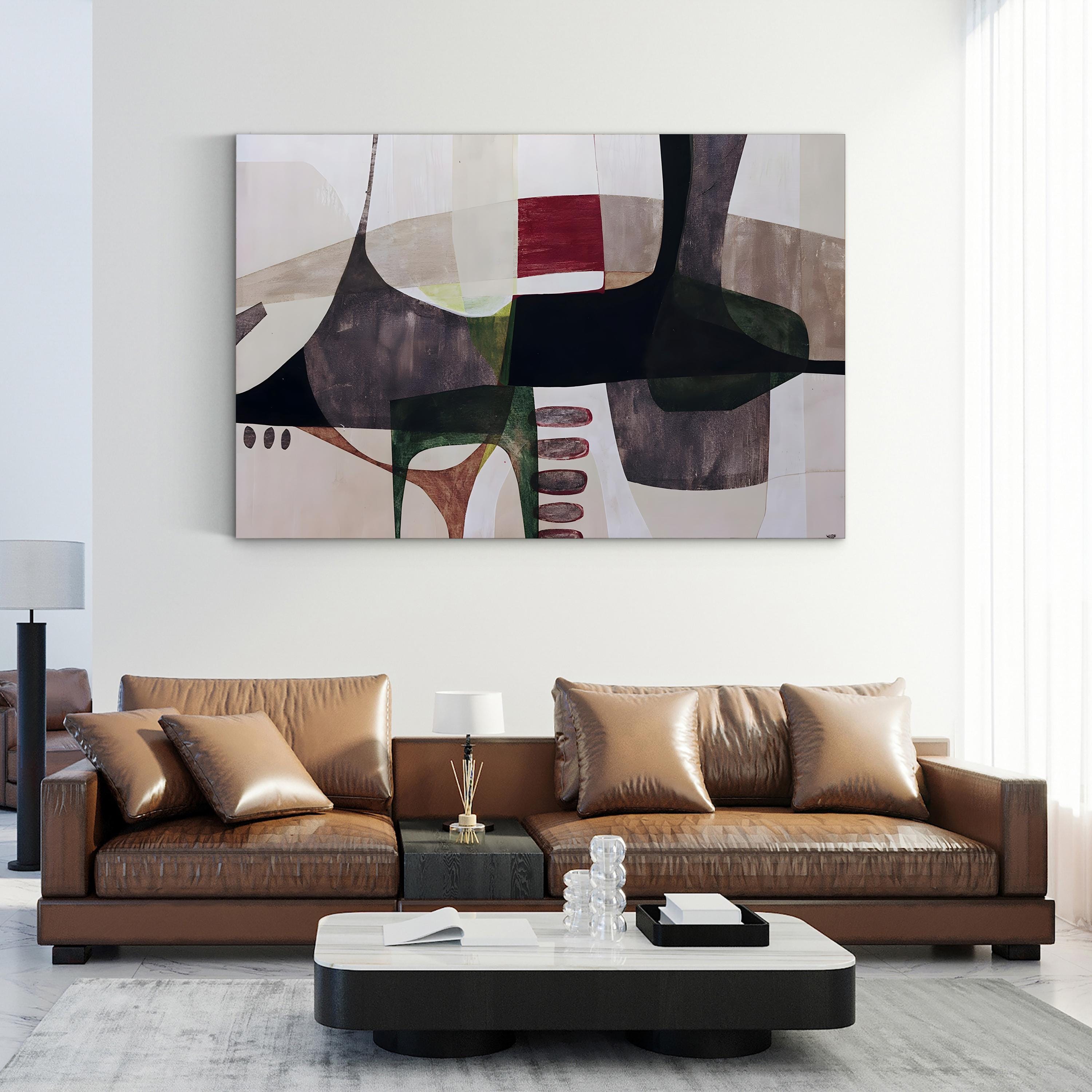 Godzilla Wall Art | Contemporary Abstract Action-Inspired Canvas by Tony Wire