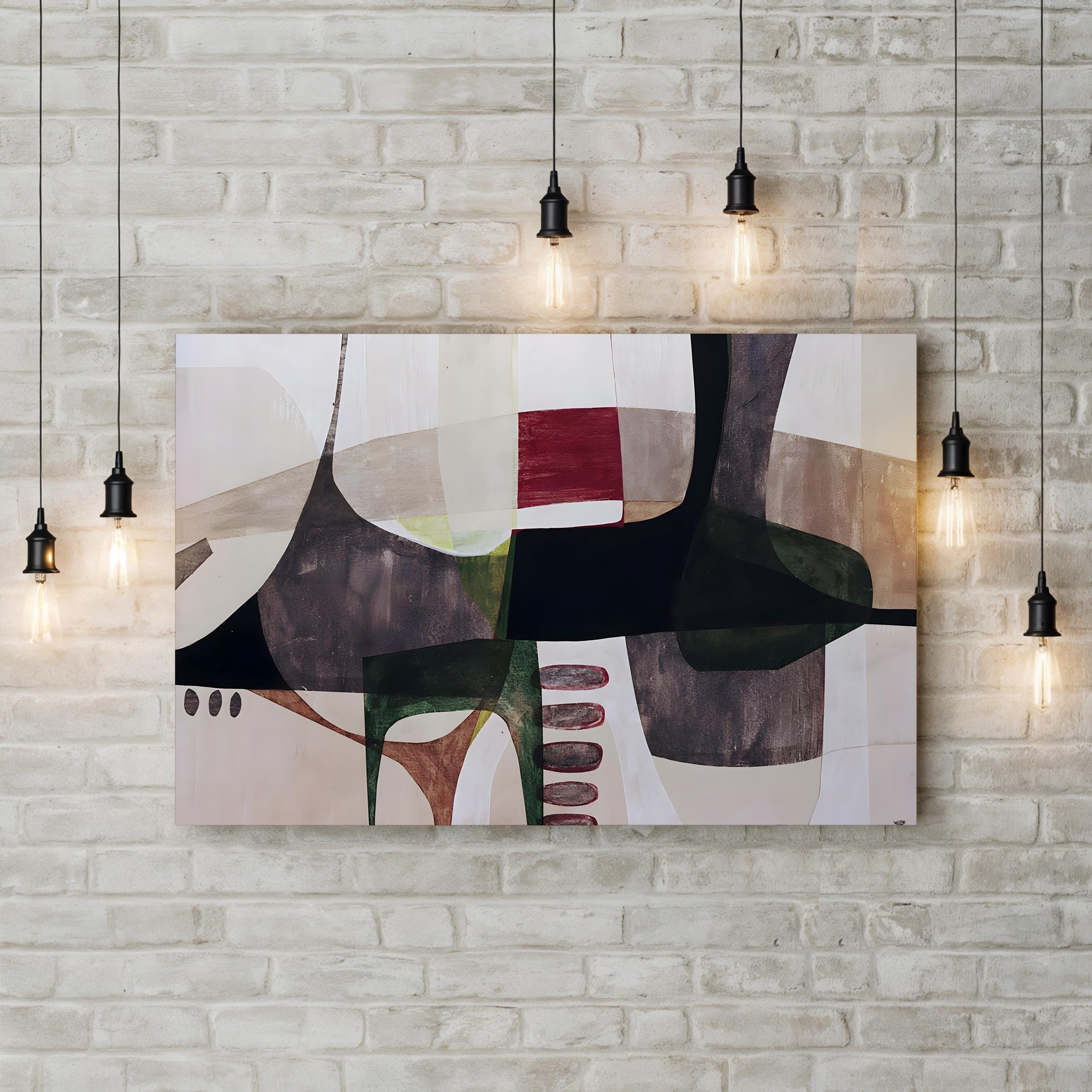 Godzilla Wall Art | Contemporary Abstract Action-Inspired Canvas by Tony Wire