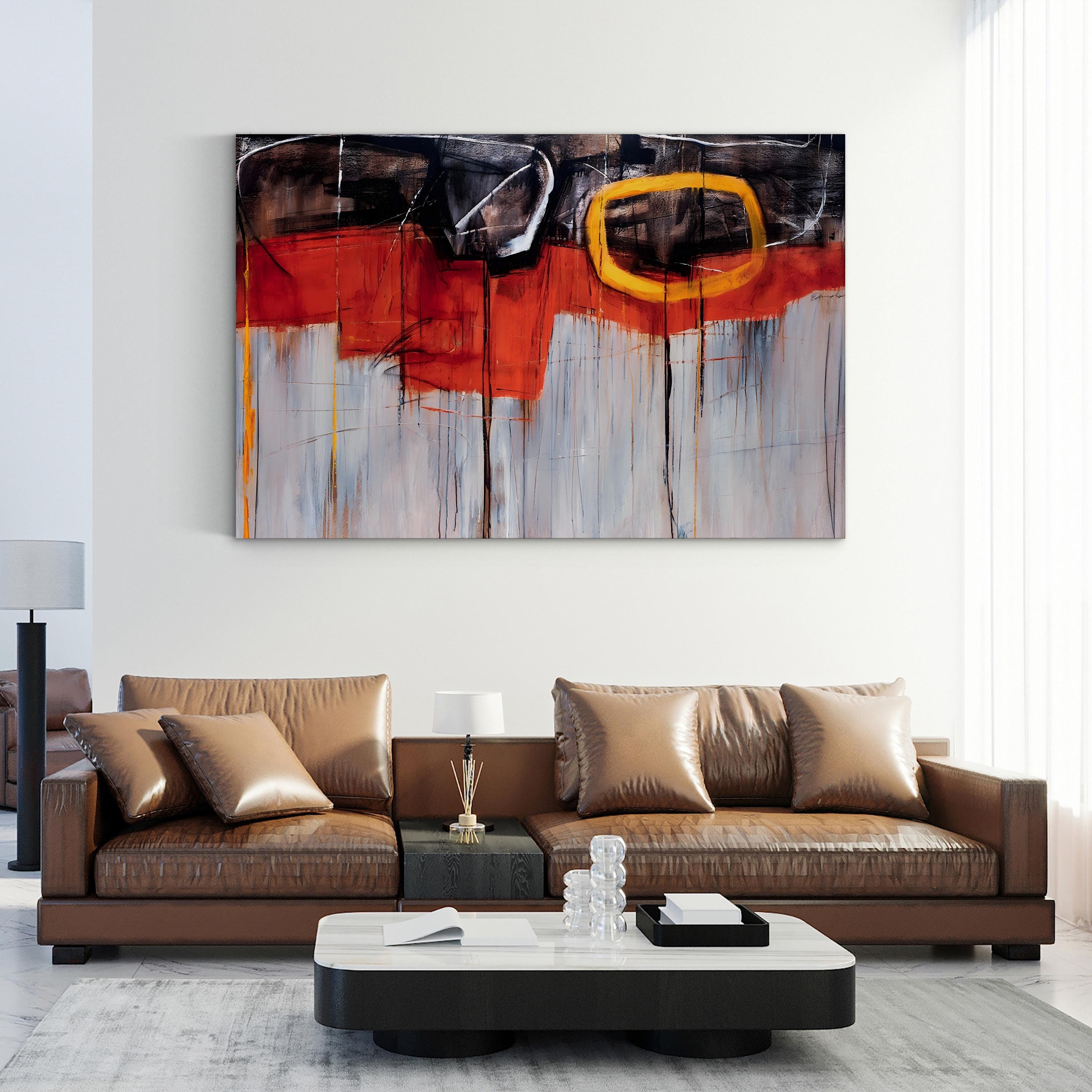 Golden Rule Wall Art | Contemporary Abstract Canvas by Sydney Edmunds