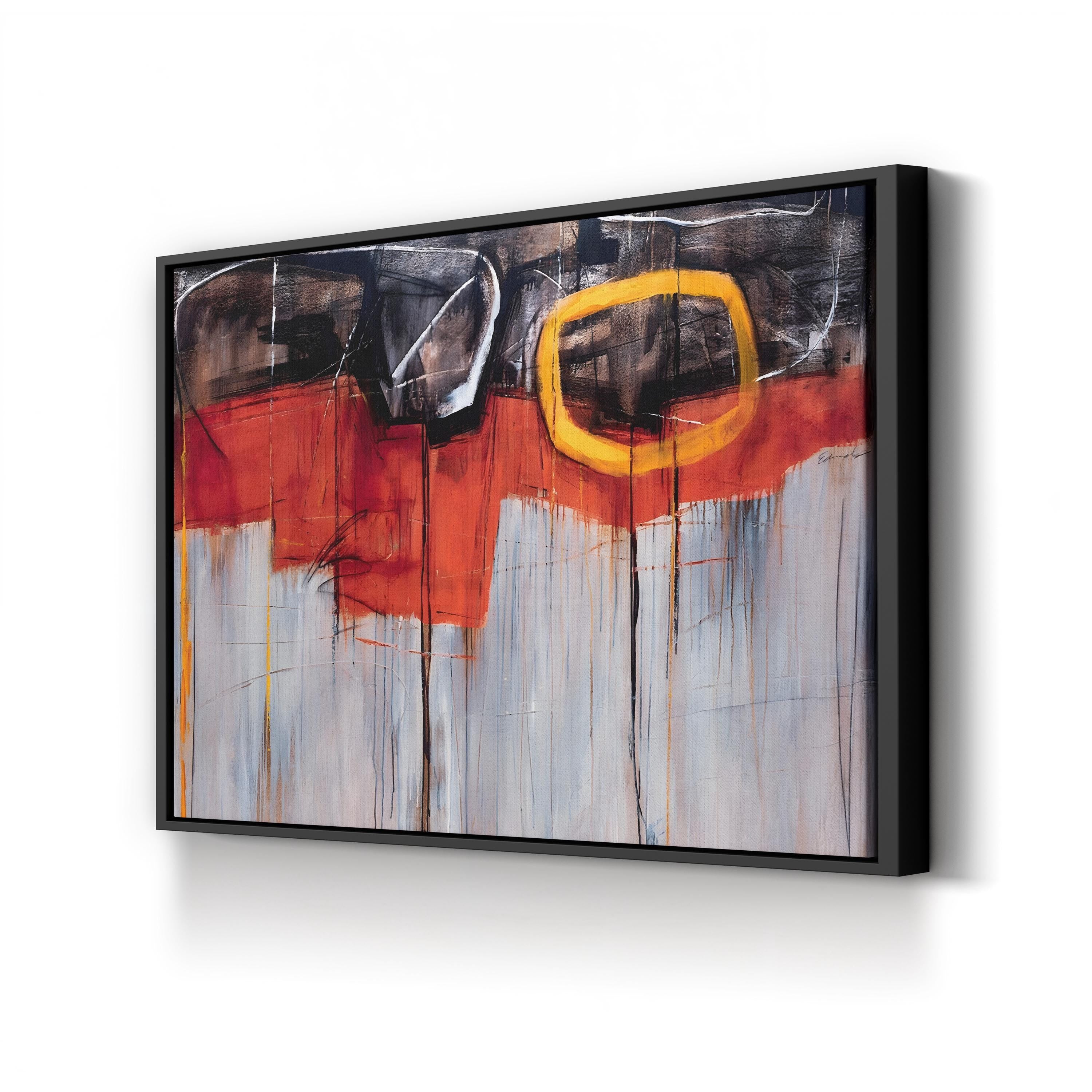 Golden Rule Wall Art | Contemporary Abstract Canvas by Sydney Edmunds
