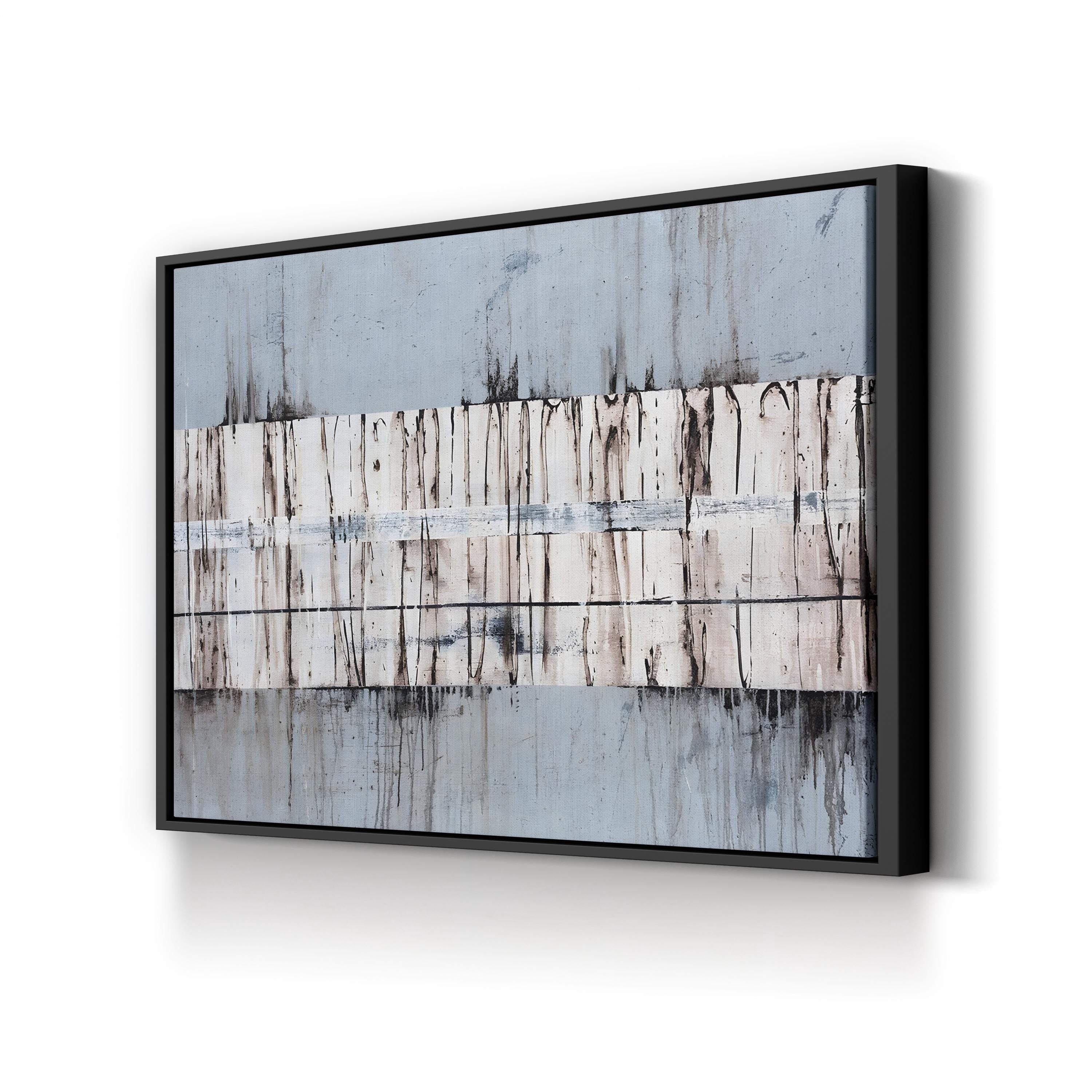 Granite Canvas Art by Sydney Edmunds – Framed Abstract Stone Texture Wall Art